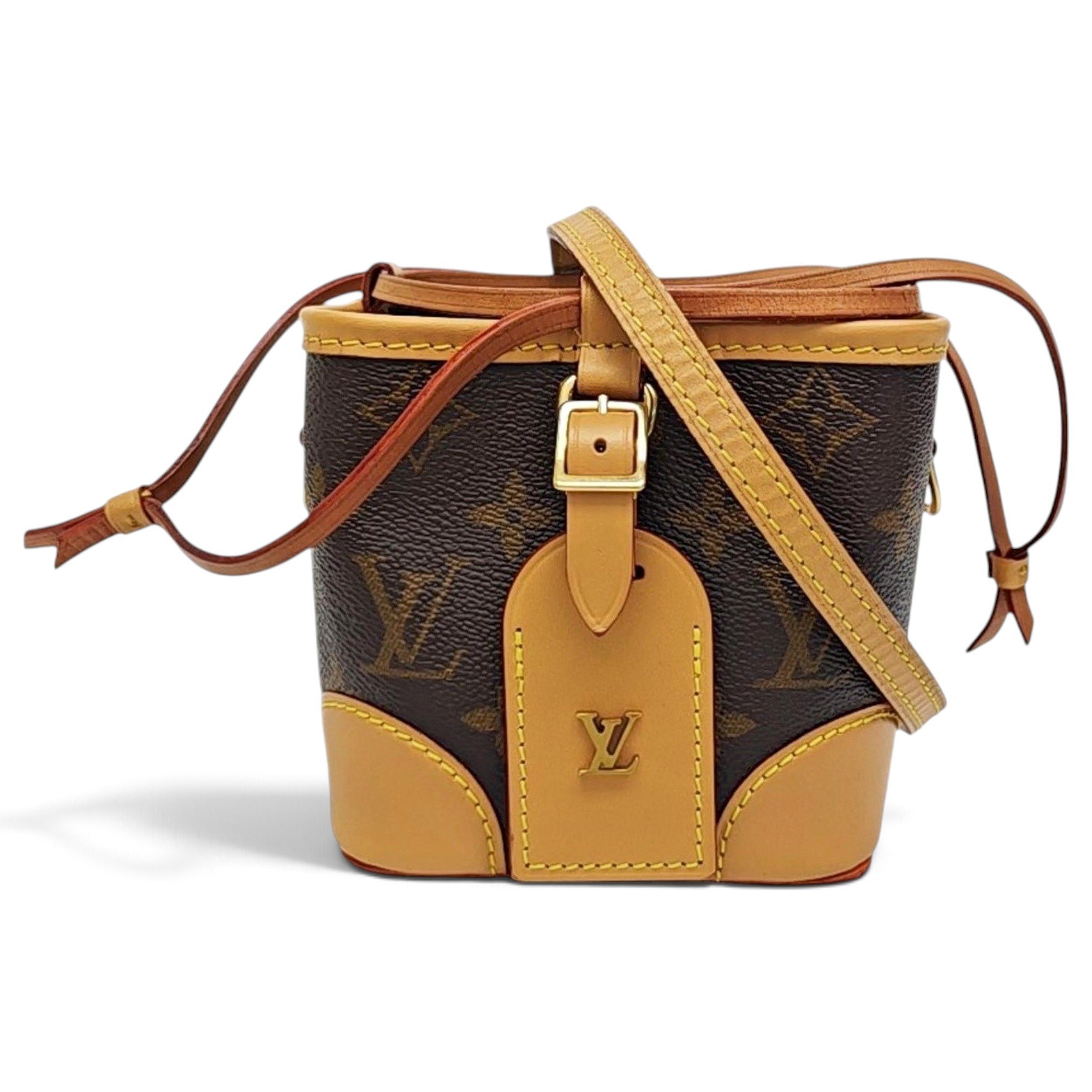 Nano Noé leather handbag
