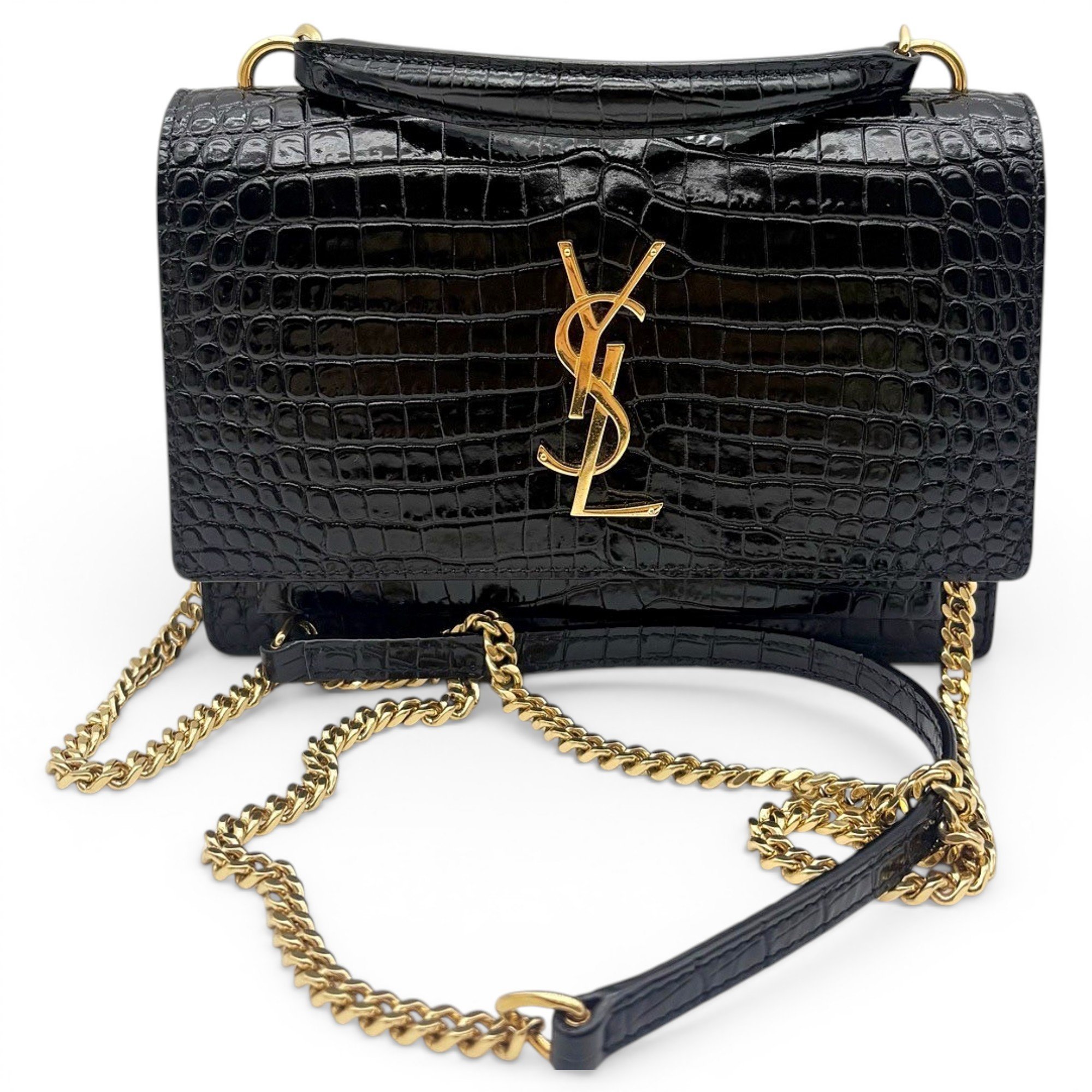 Sunset leather handbag