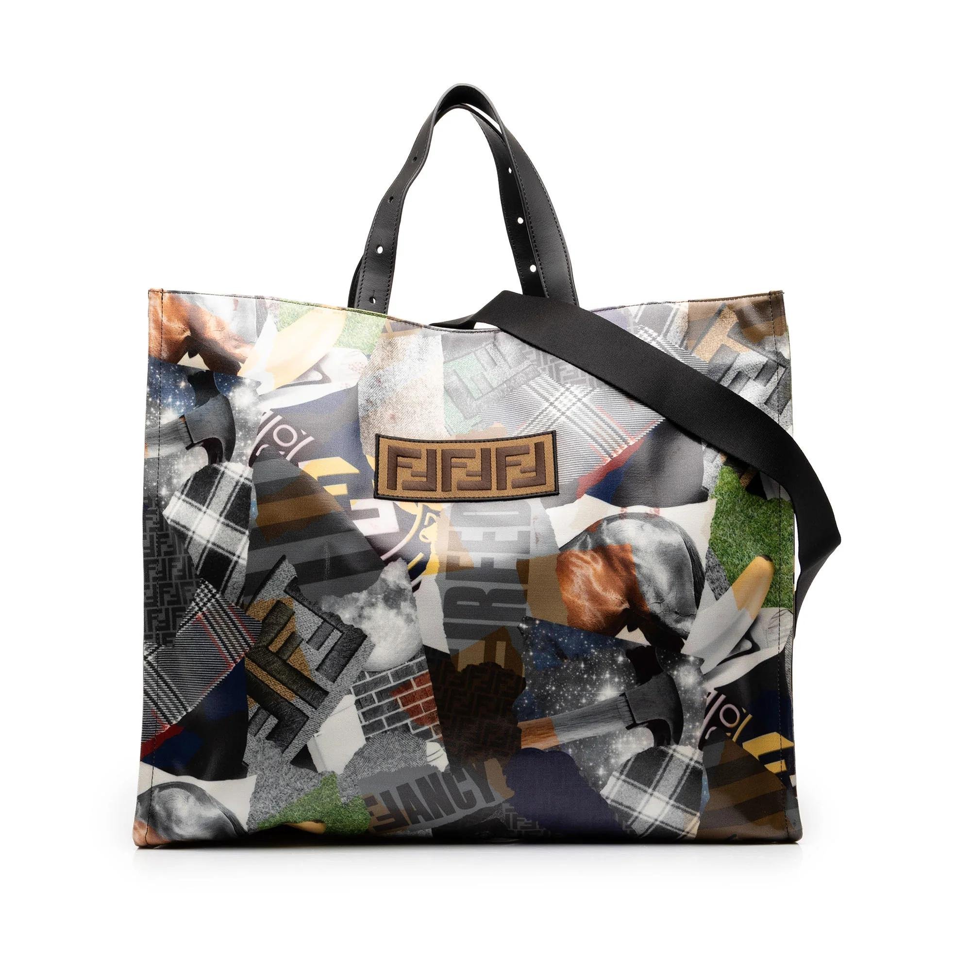 FF leather handbag