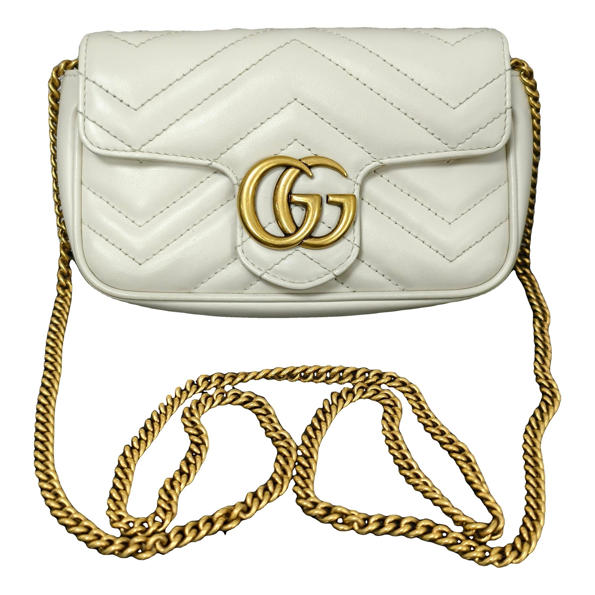 GG Marmont Chain leather crossbody bag