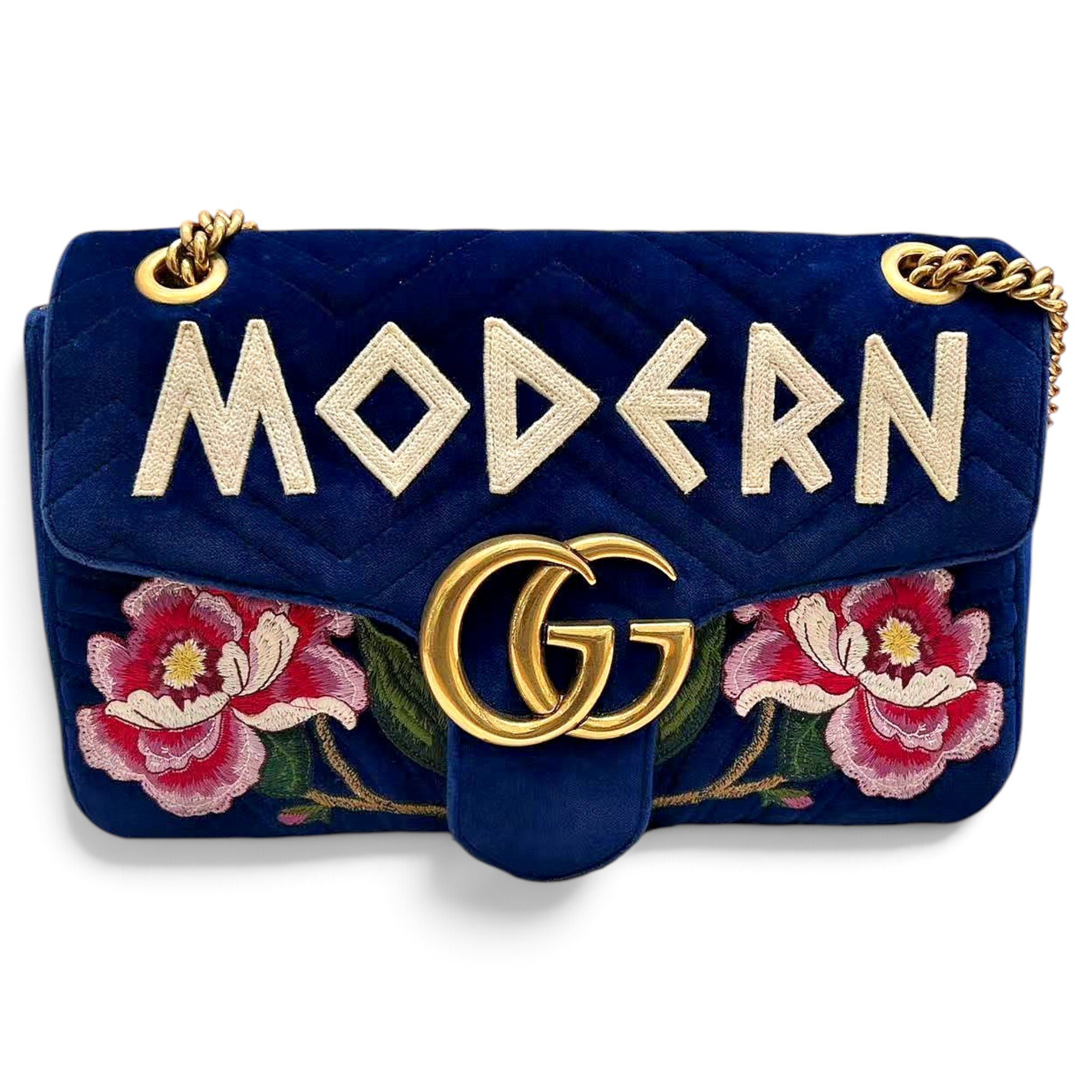GG Marmont Flap leather handbag