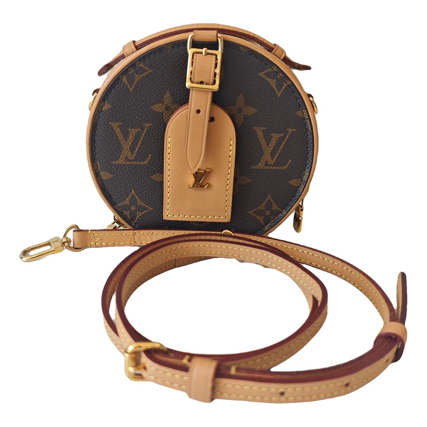 Boîte chapeau souple leather handbag