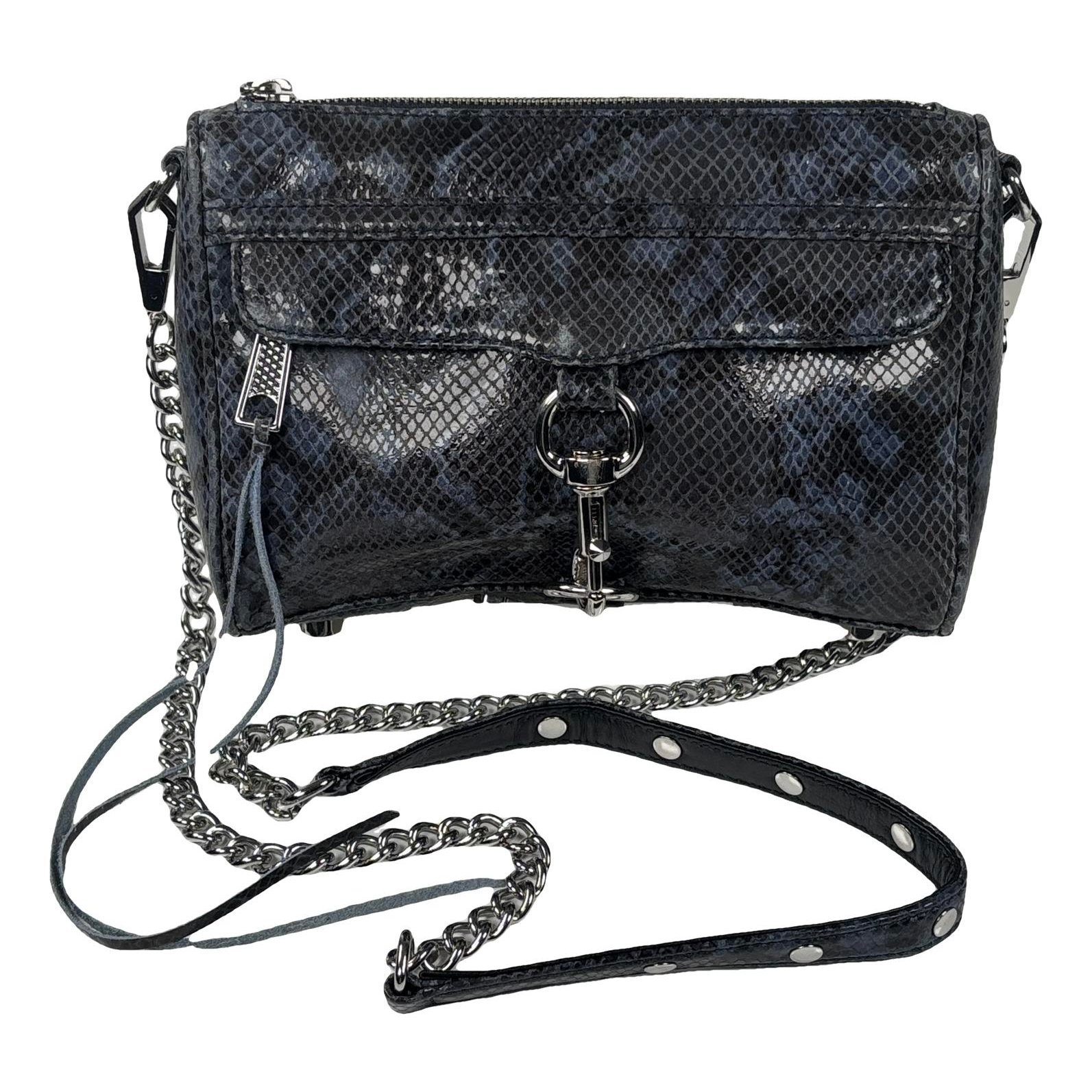 Exotic leathers clutch bag