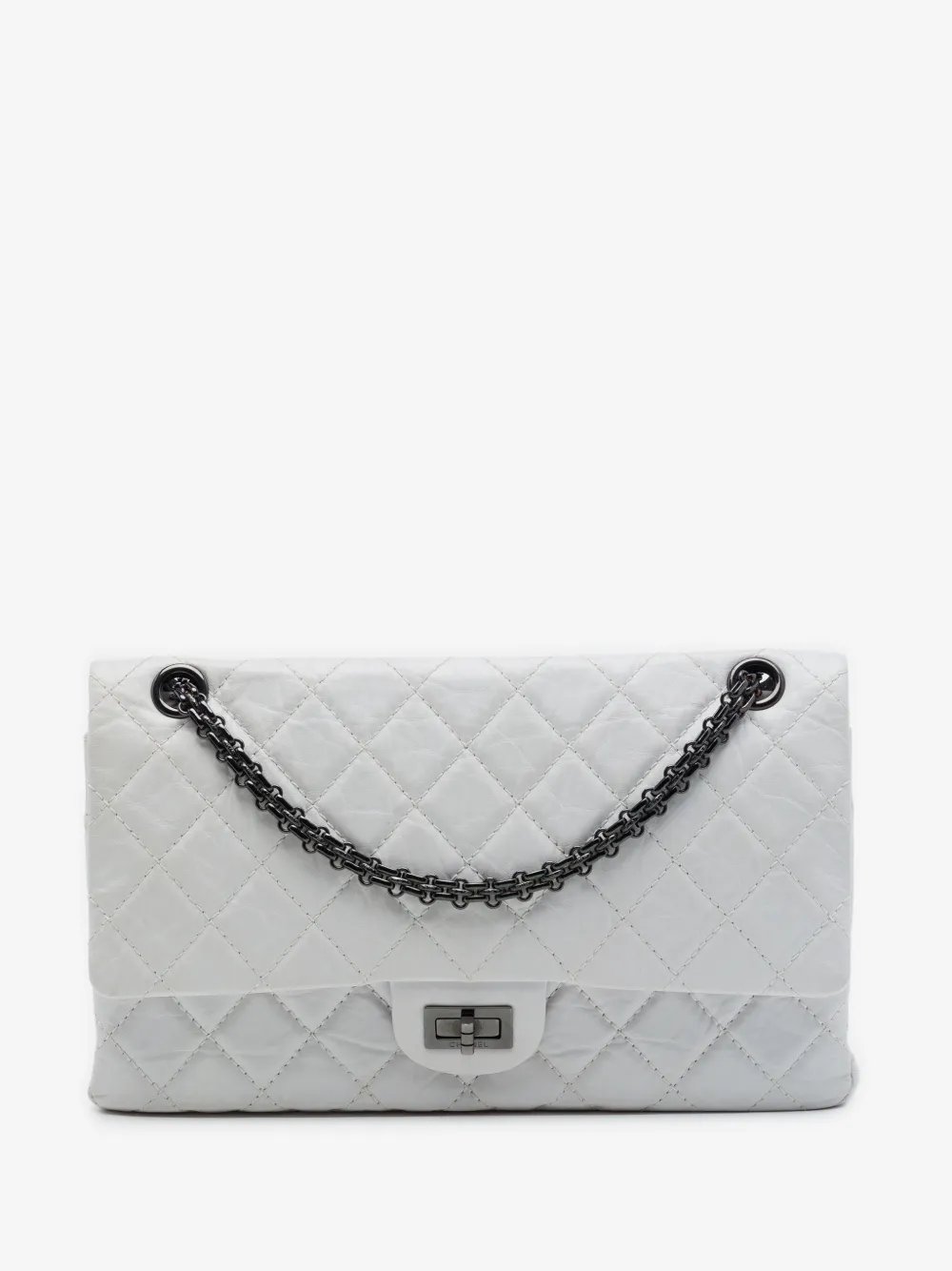 2008-2009 Quilted Aged Calfskin Reissue 2.55 Double Flap 226 shoulder bag