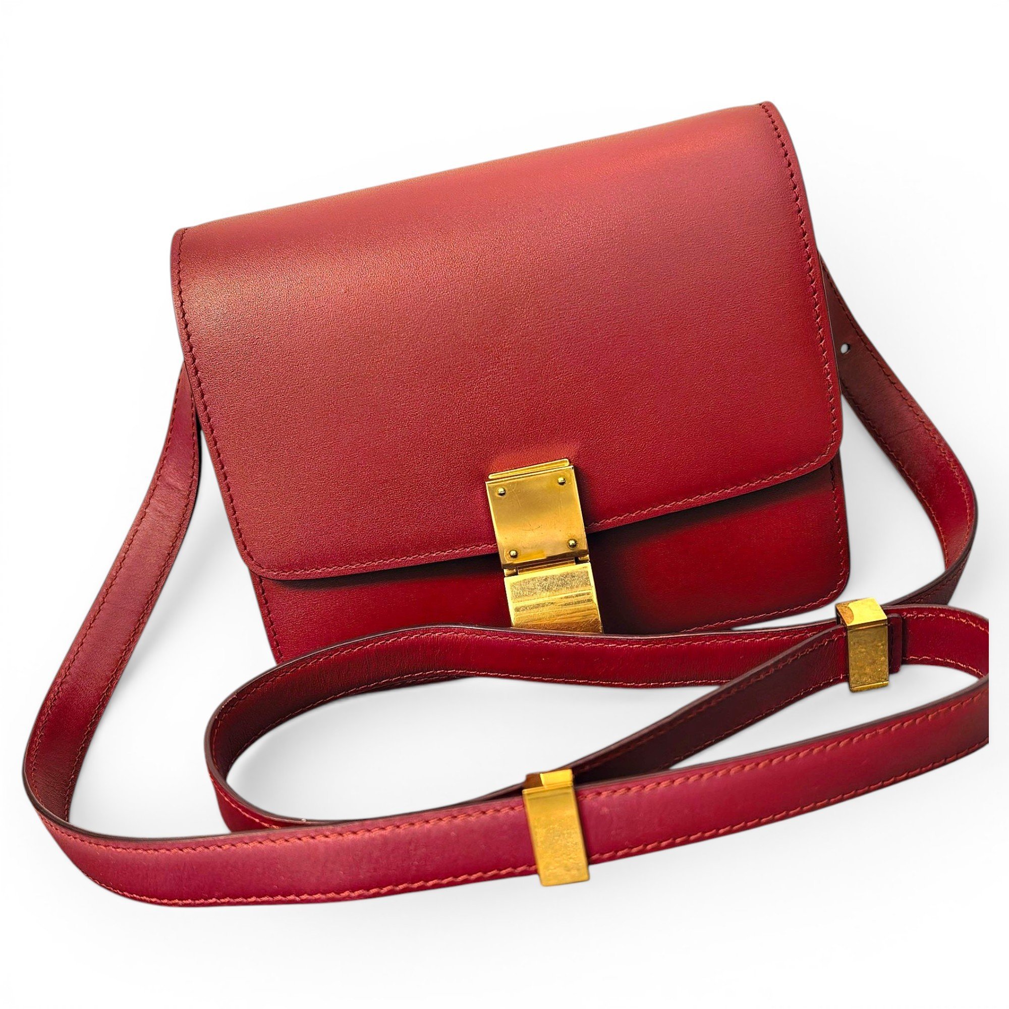 Classic leather handbag