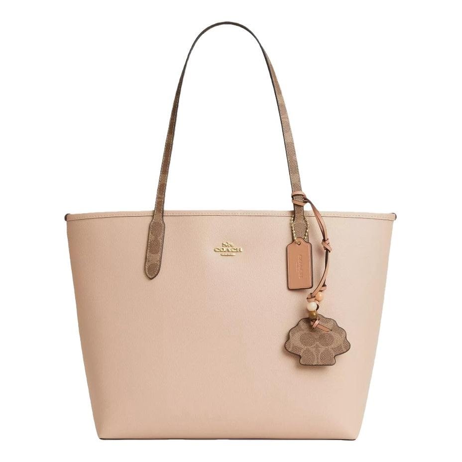 Leather tote