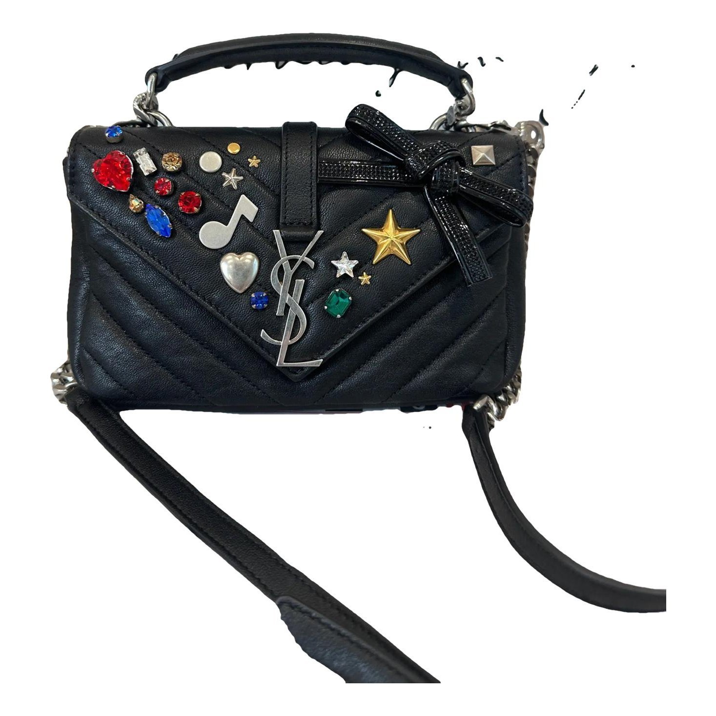 Collége monogramme leather crossbody bag