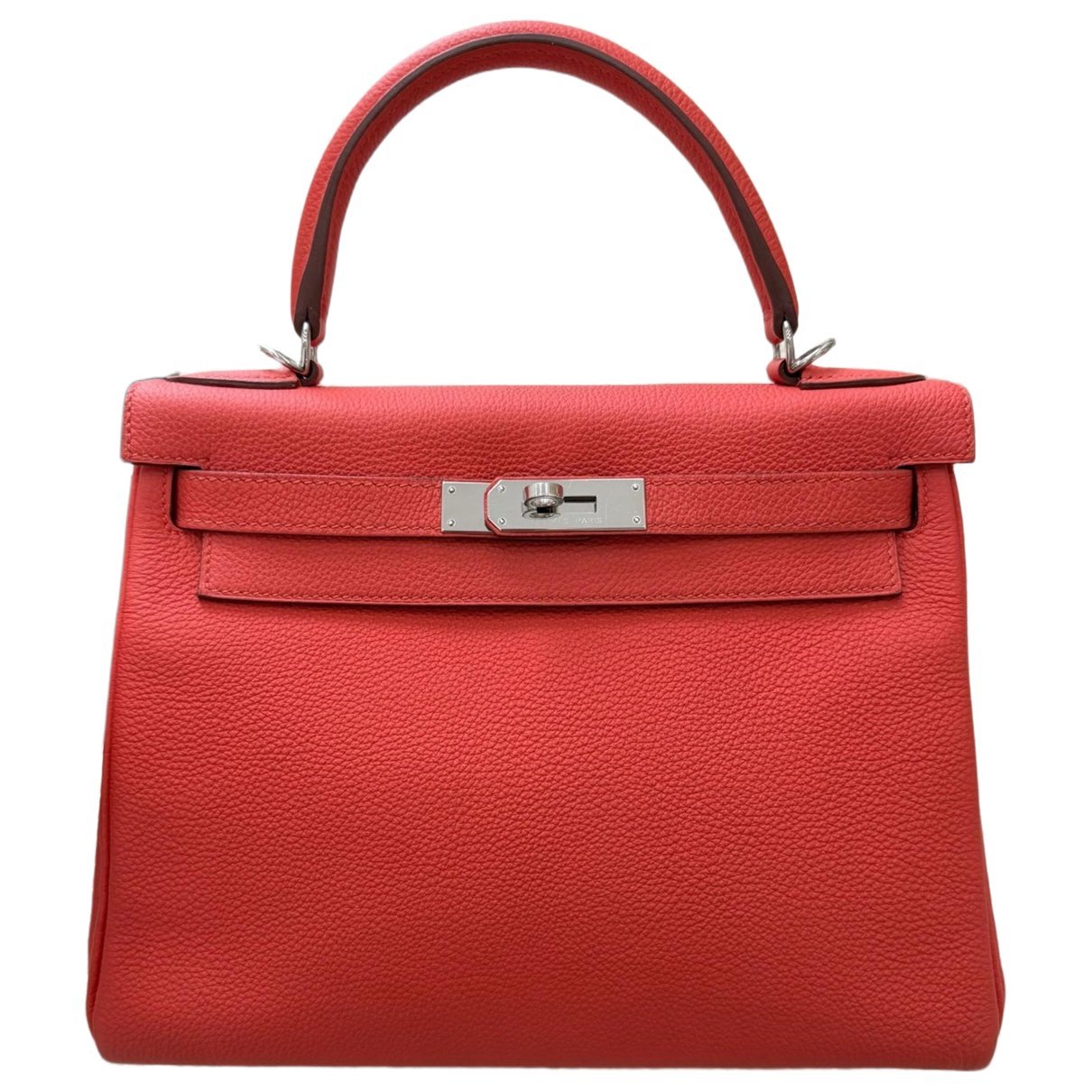 Hermes Kelly 28 Handbag Rose Jaipur Togo Leather