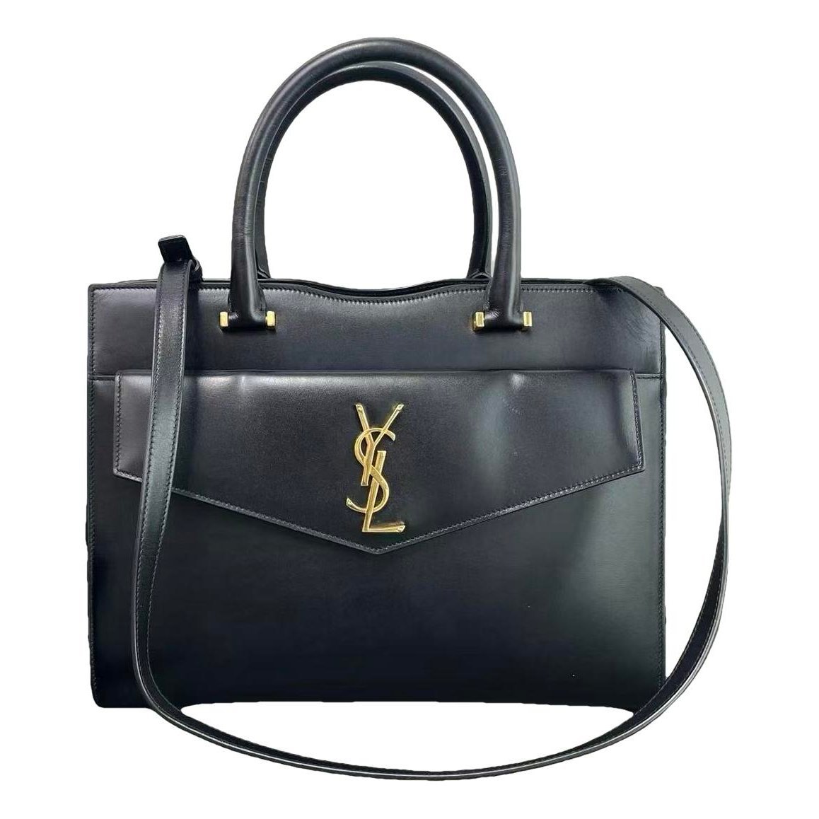 Uptown leather handbag