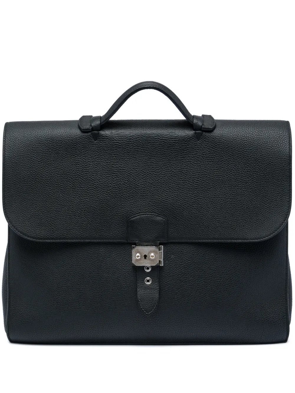 Hermes 1997-2014 Togo Sac A Depeches 38 business bag