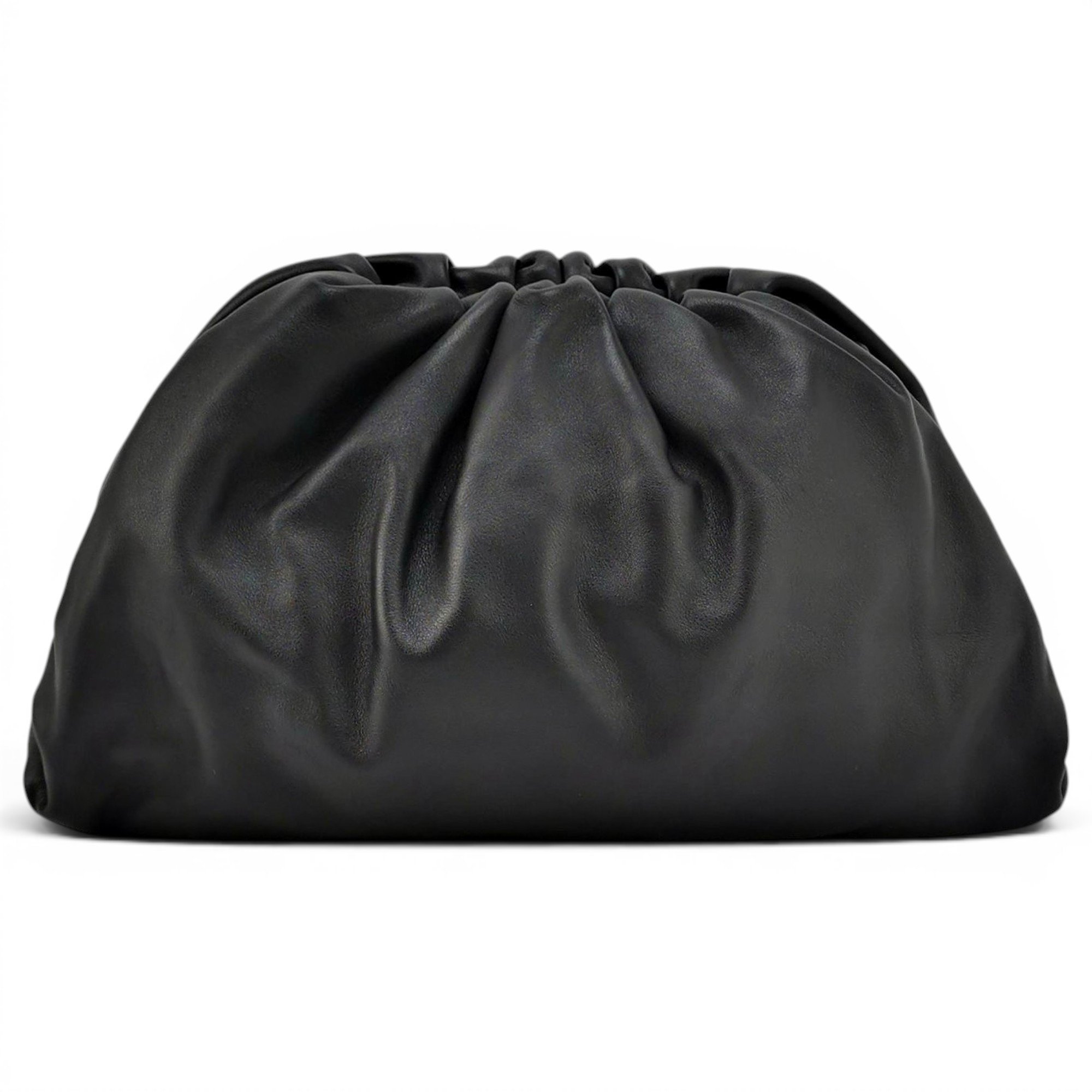 Pouch leather handbag