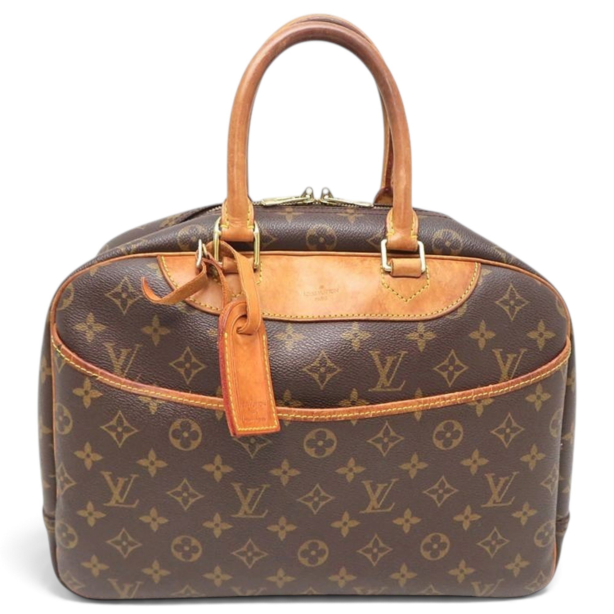 Deauville leather handbag