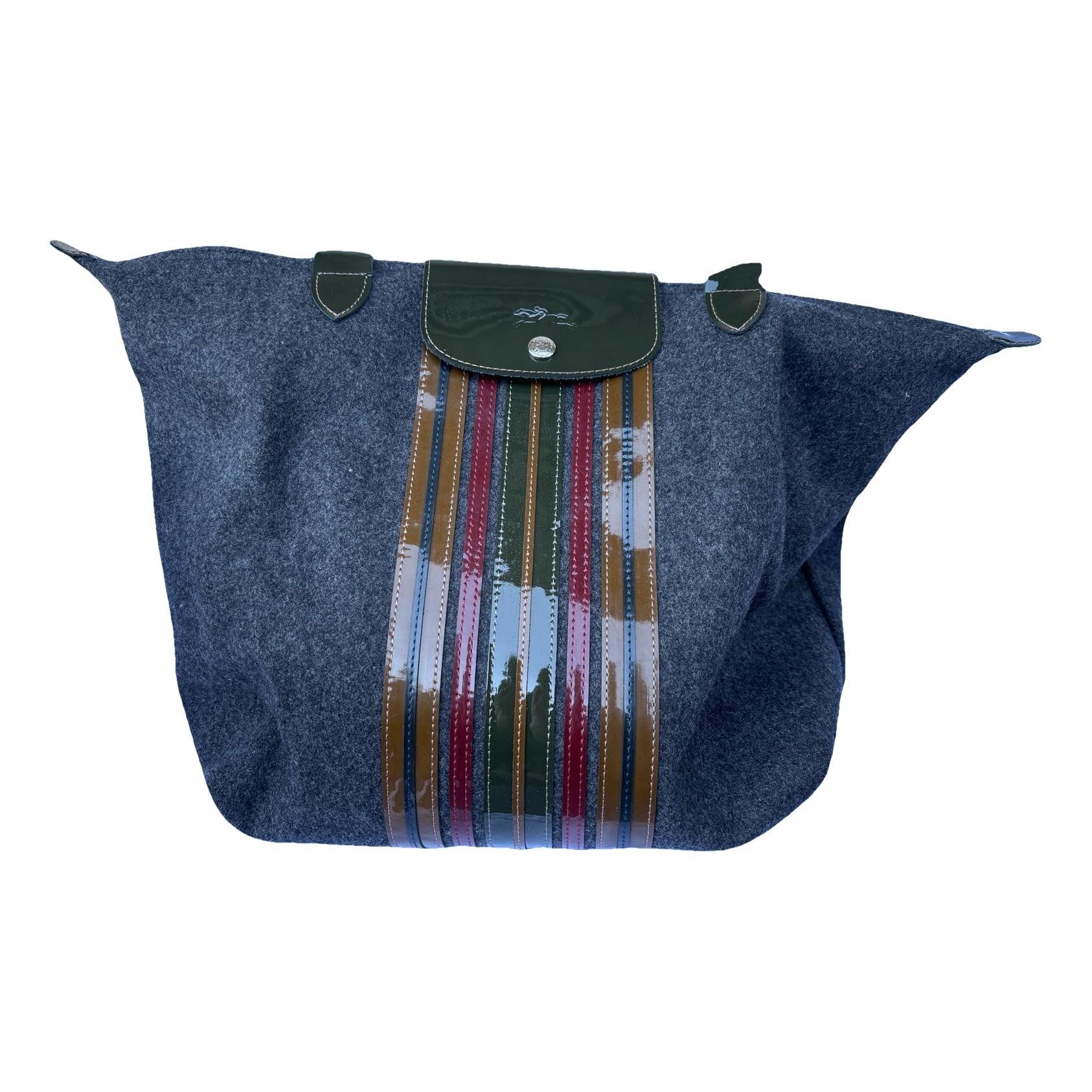 Pliage wool handbag