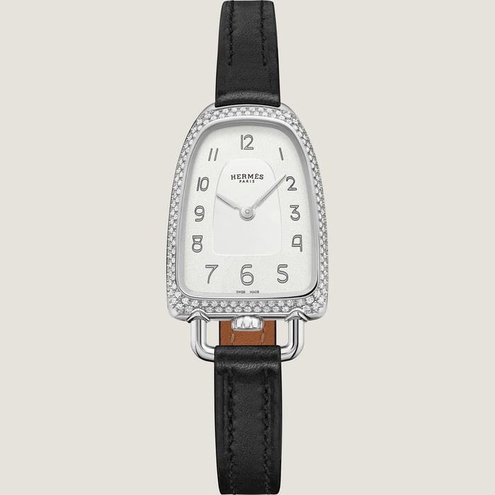 Sans Coloris Galop d'Hermès Watch, Medium Model, 32 MM