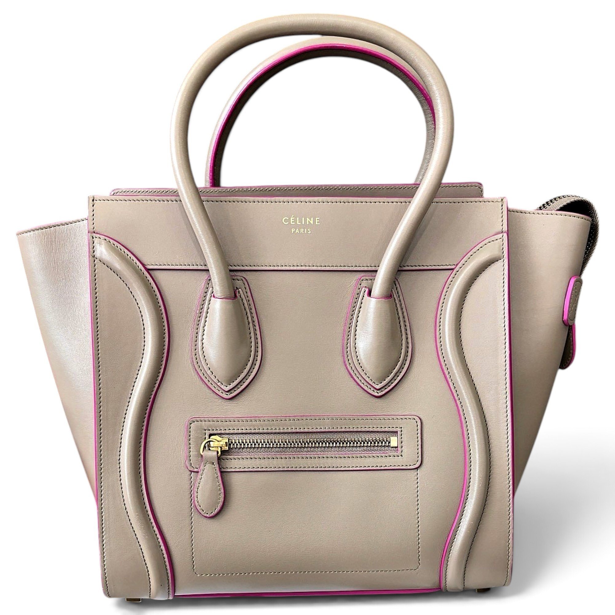 Luggage leather handbag