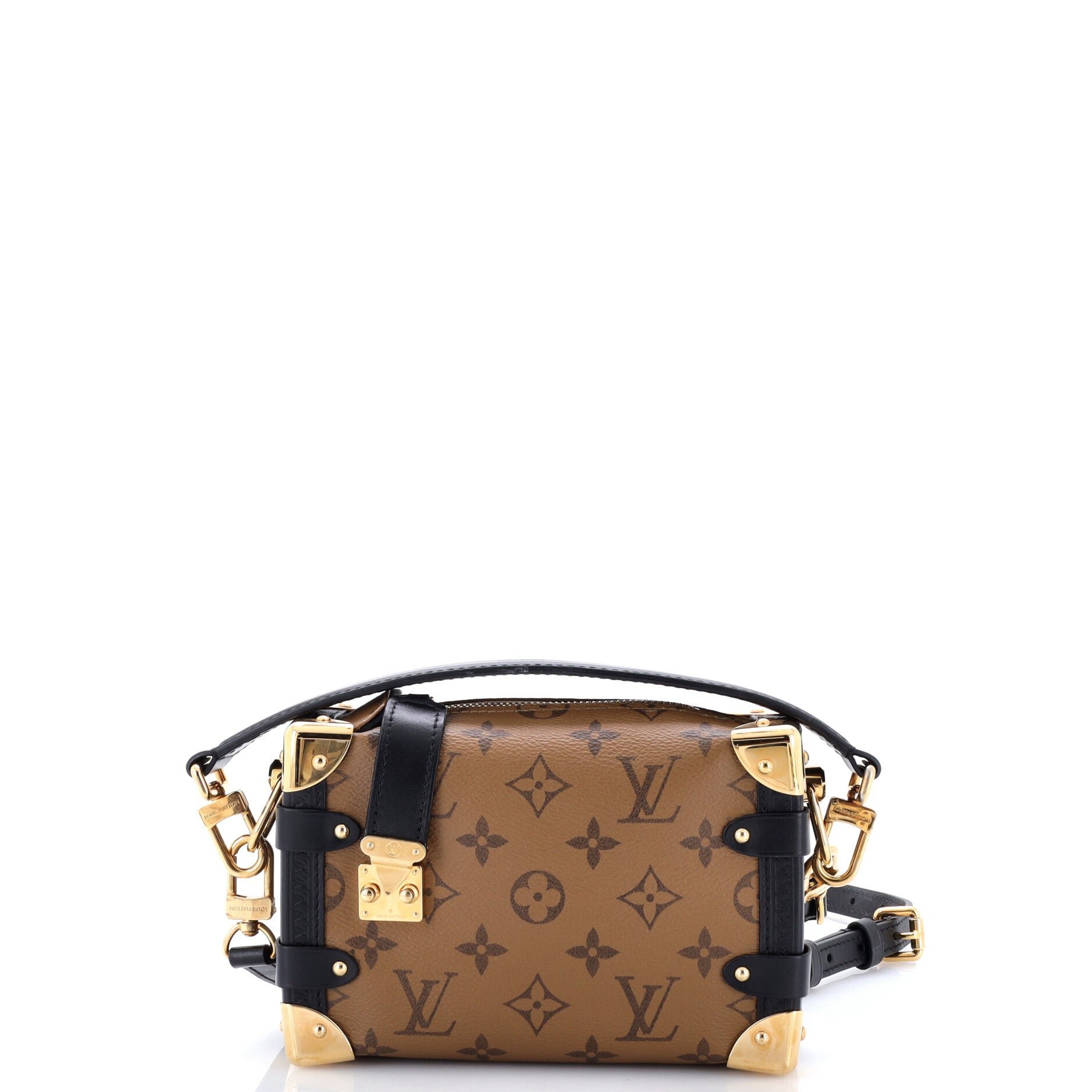 Side Trunk Handbag Reverse Monogram Canvas PM