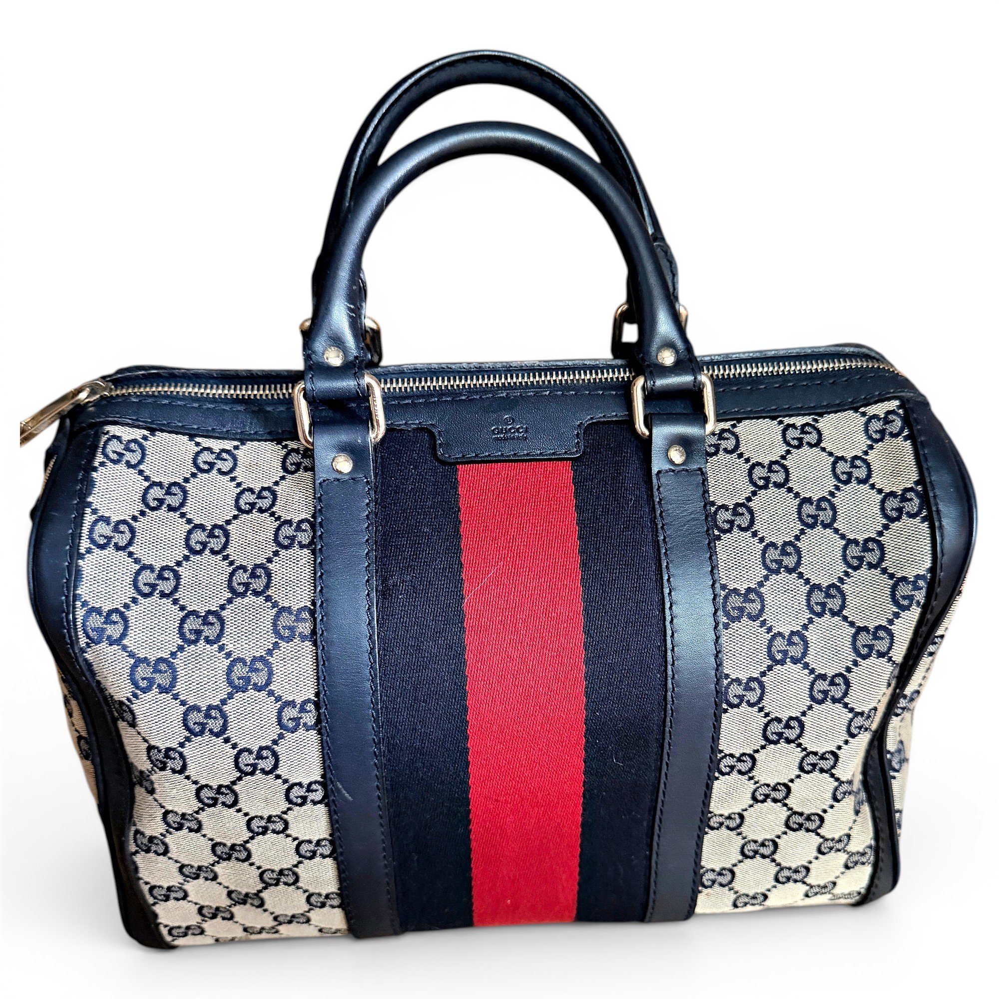 Boston cloth handbag