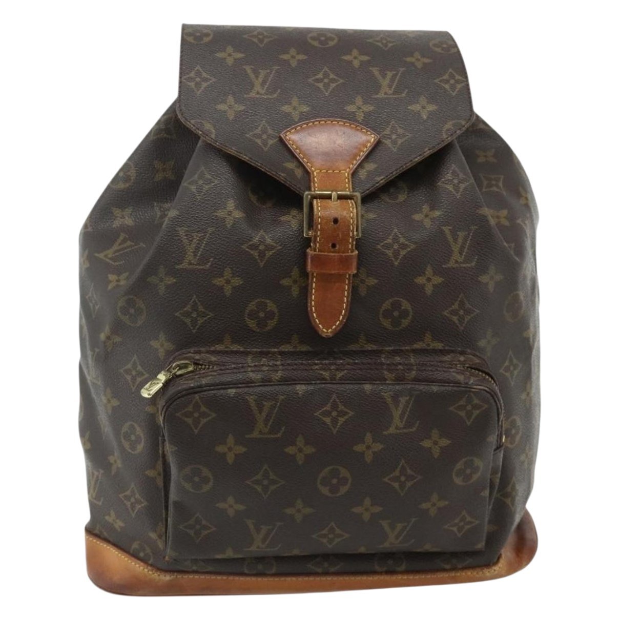 Montsouris leather backpack
