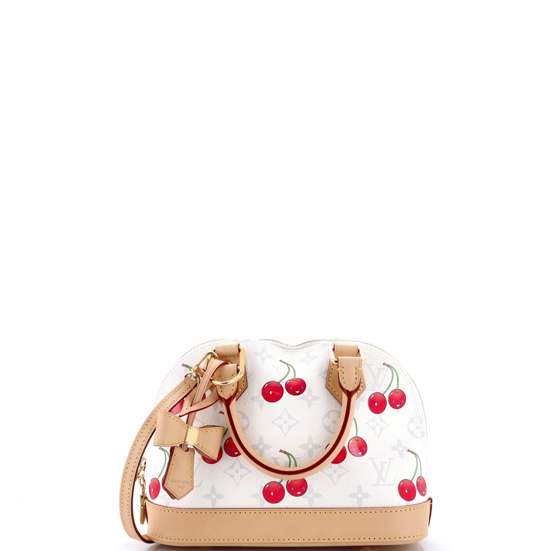 x Takashi Murakami Alma Handbag Limited Edition Monogram Cerises BB