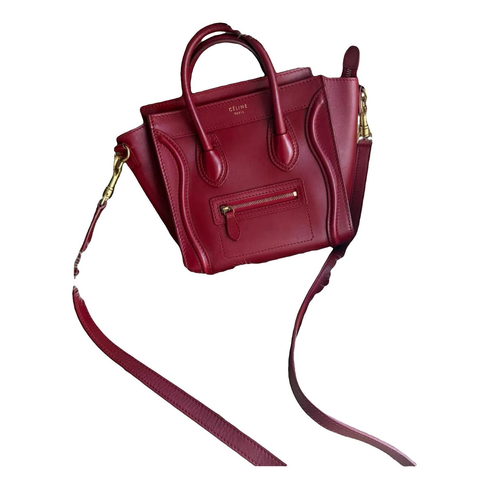 Nano Luggage leather handbag