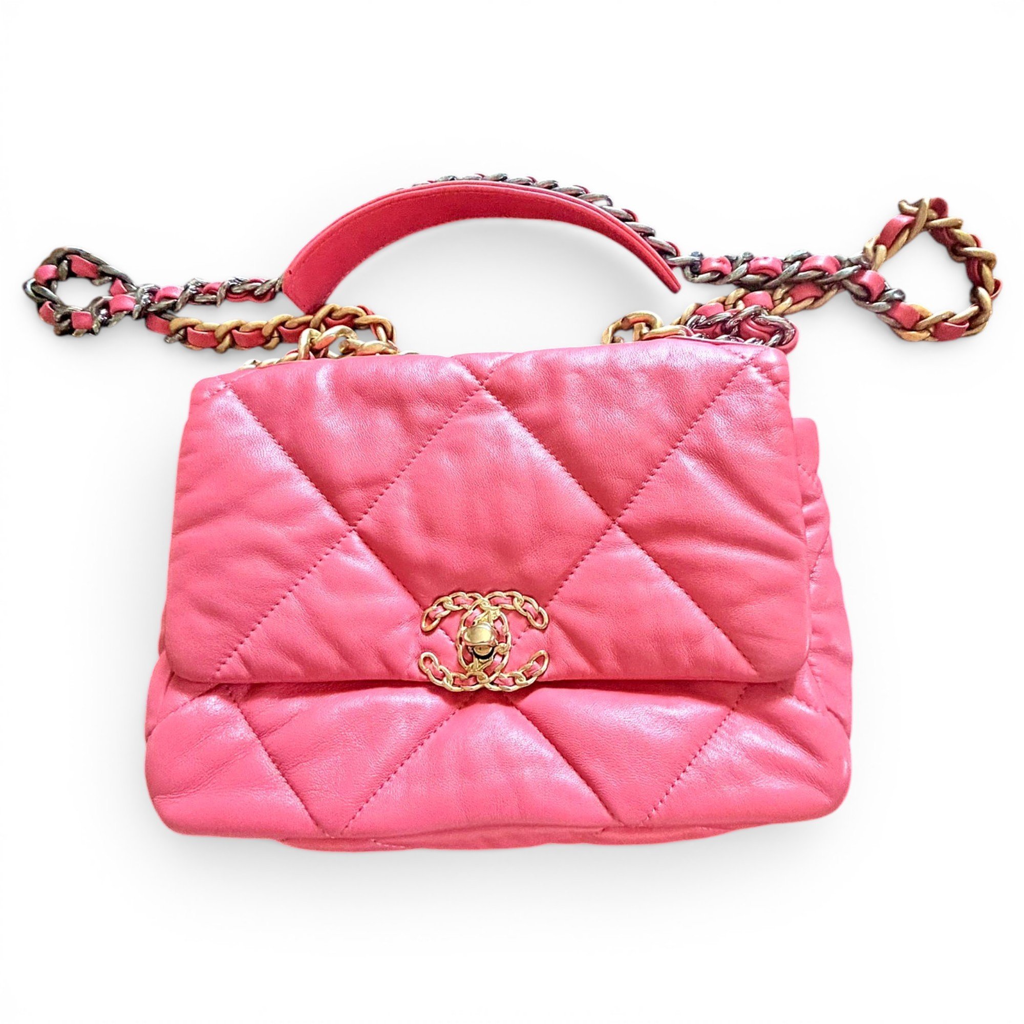 Chanel 19 leather handbag