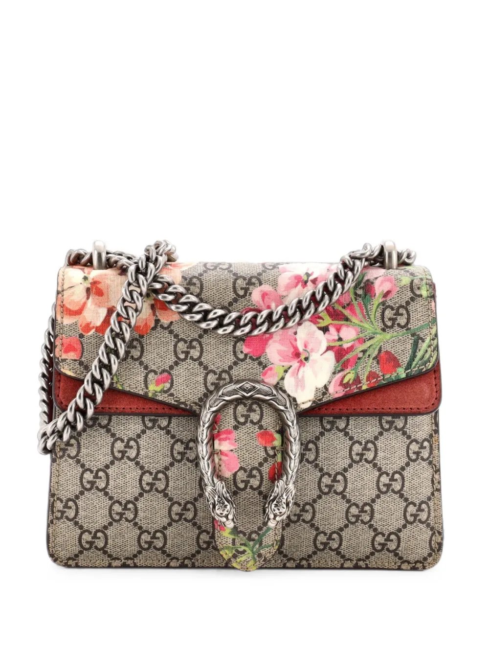 Dionysus Bag Blooms Print GG Coated Canvas Mini shoulder bag