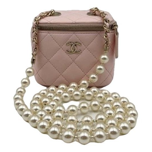 Trendy CC Vanity leather handbag