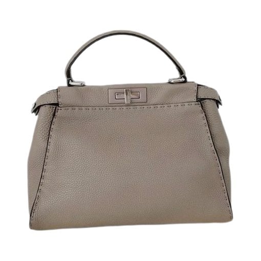Peekaboo leather handbag