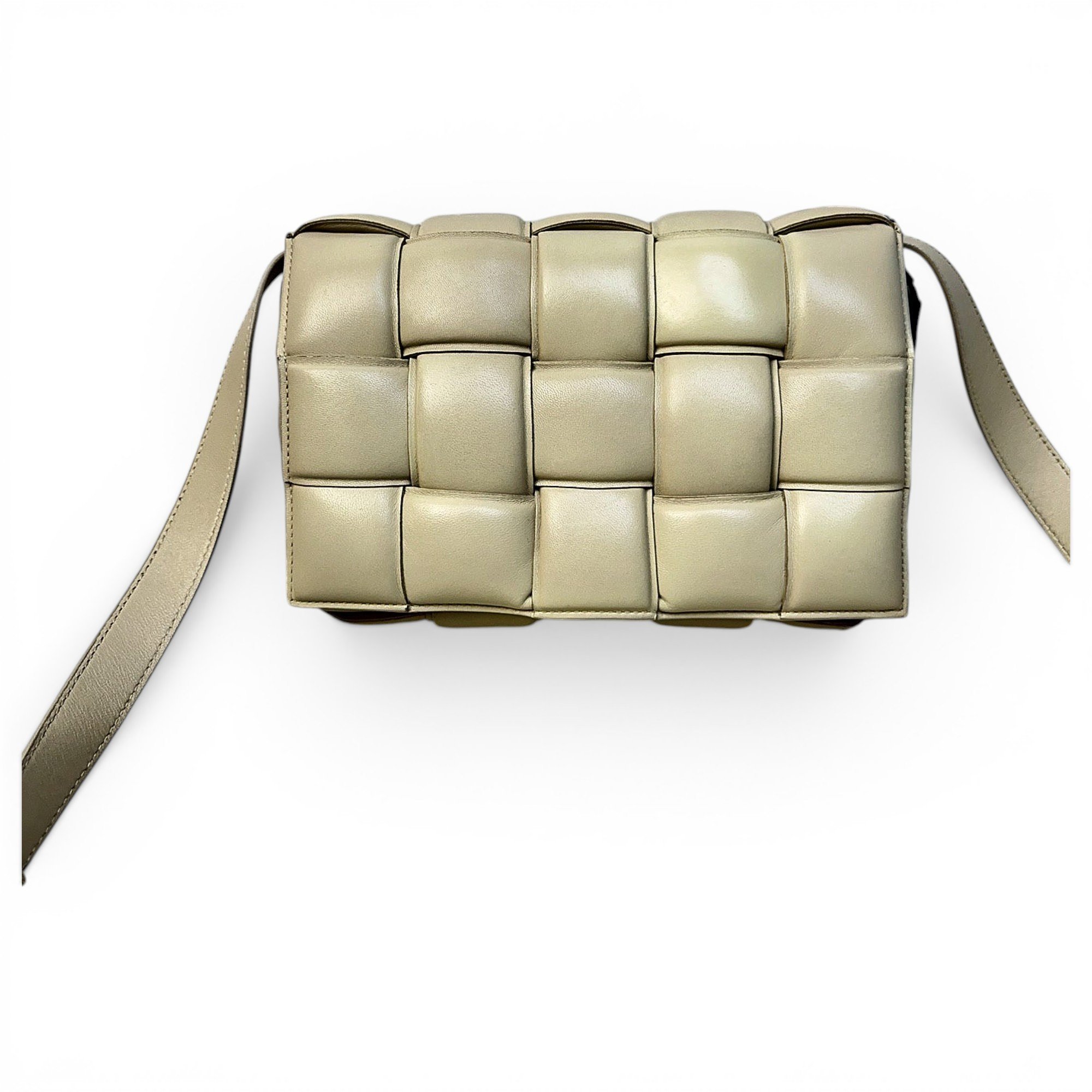 Cassette Padded leather handbag