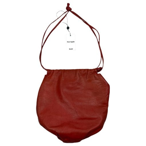 Pouch leather handbag