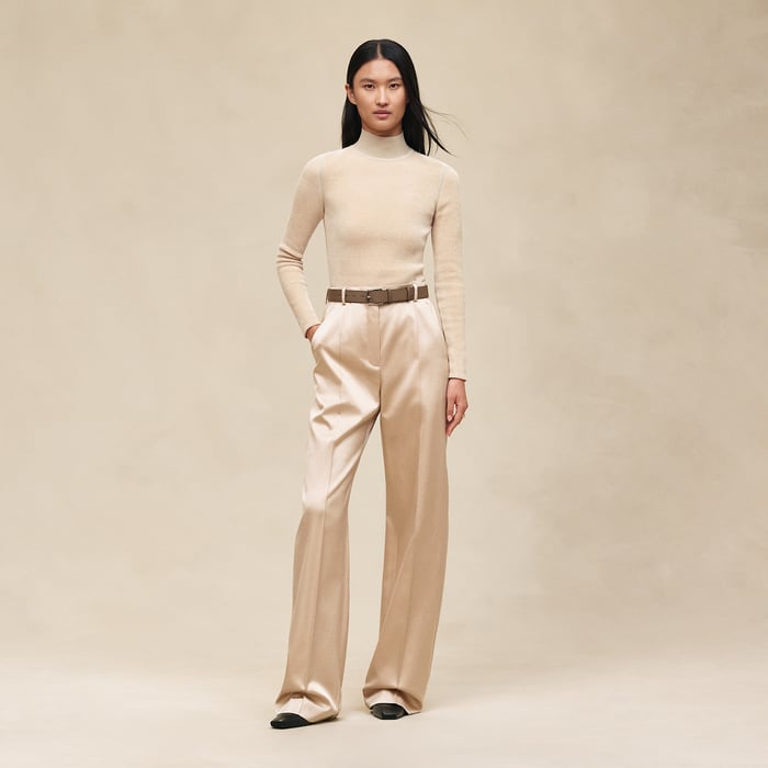 Beige Lumière Long-sleeve Sweater