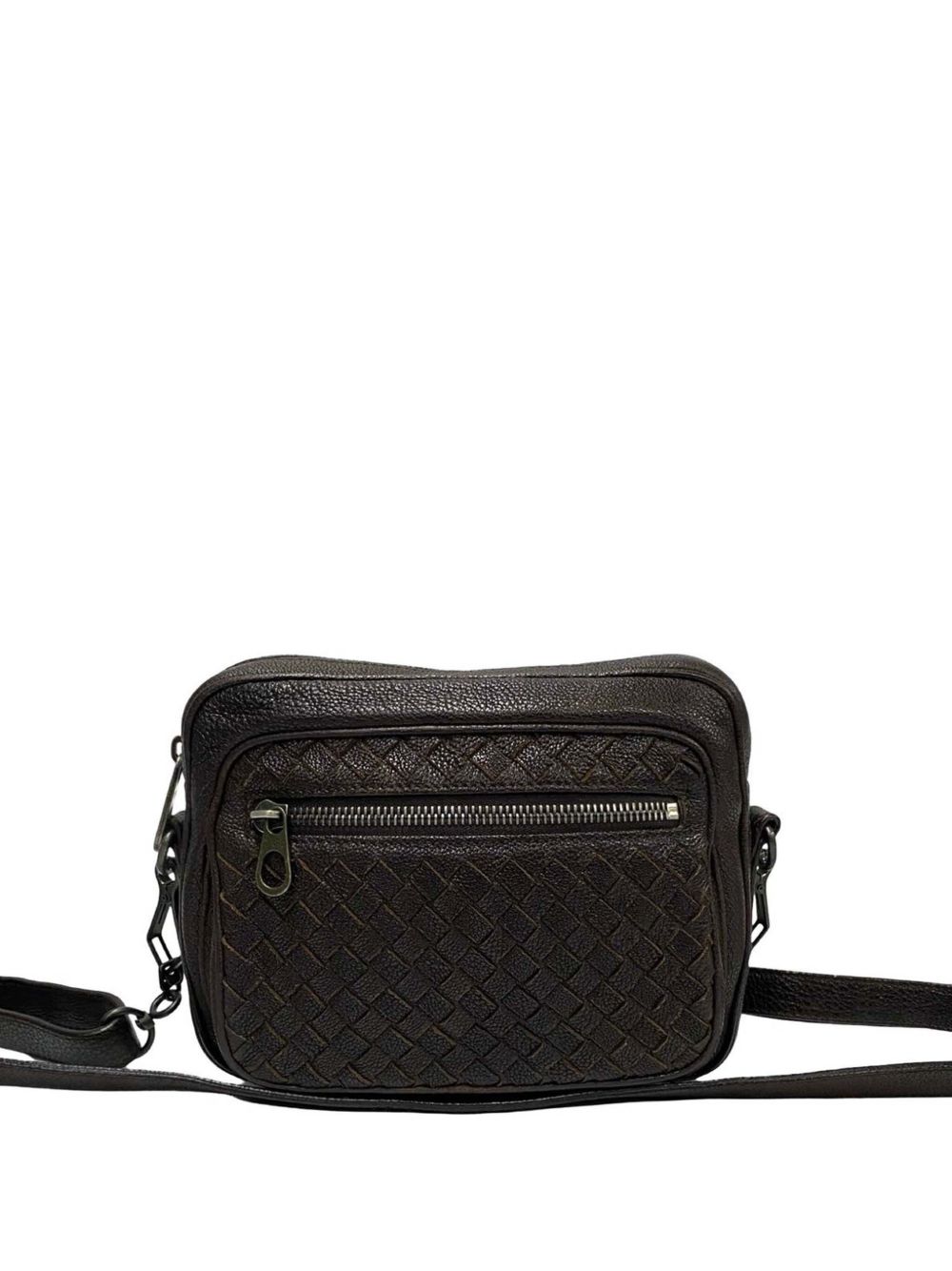 2007 Grained Calfskin Intrecciato crossbody bag