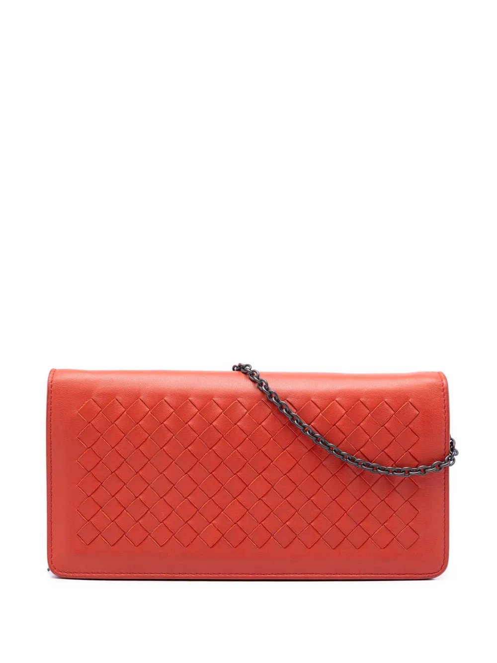 2012-2026 Nappa Intrecciato Continental Wallet on Chain crossbody bag