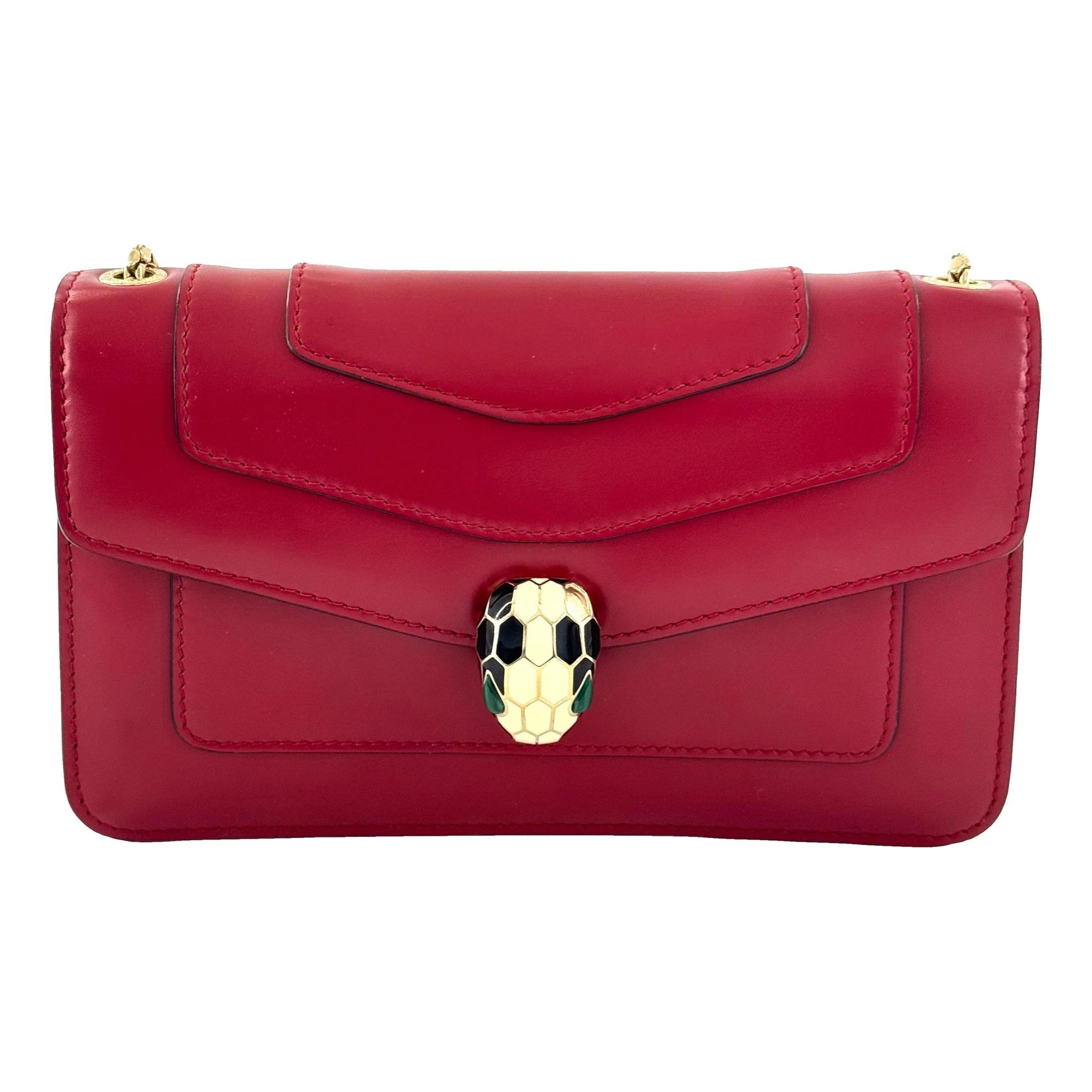 Bvlgari Serpenti leather crossbody bag