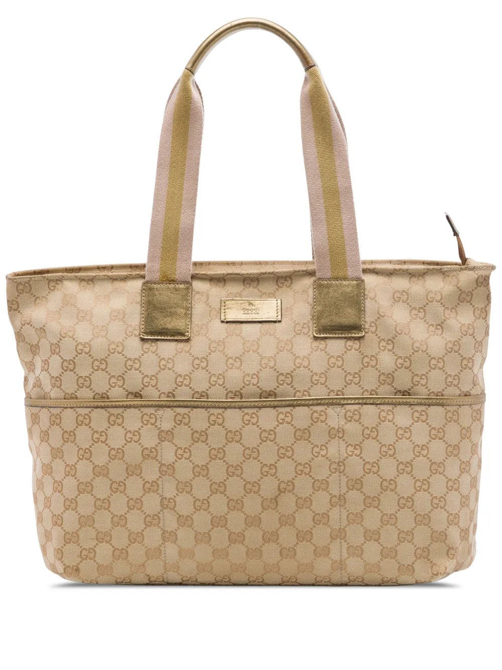 2016-2026 GG Canvas Web tote bag