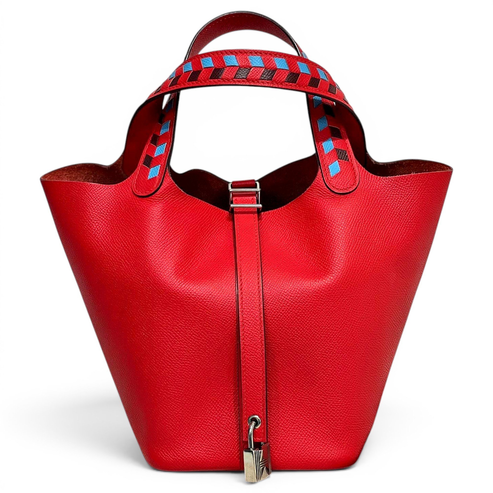 Picotin leather handbag