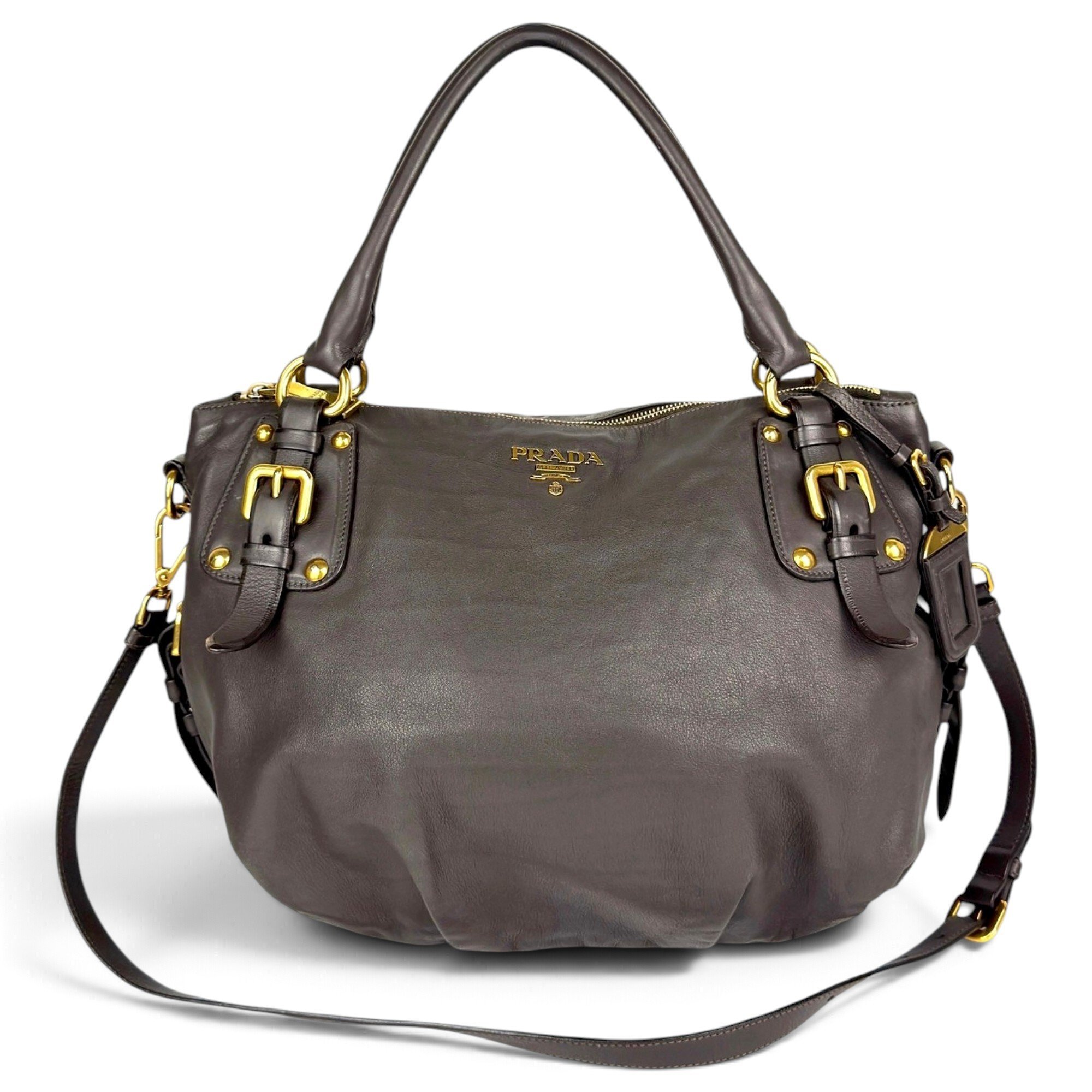 Leather crossbody bag