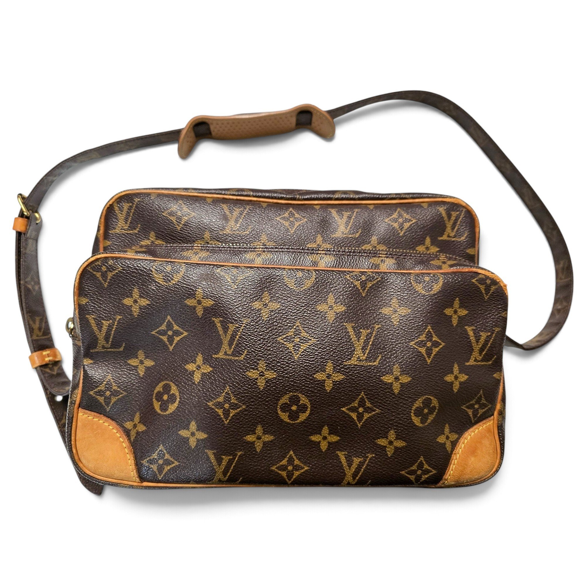 Reporter leather crossbody bag