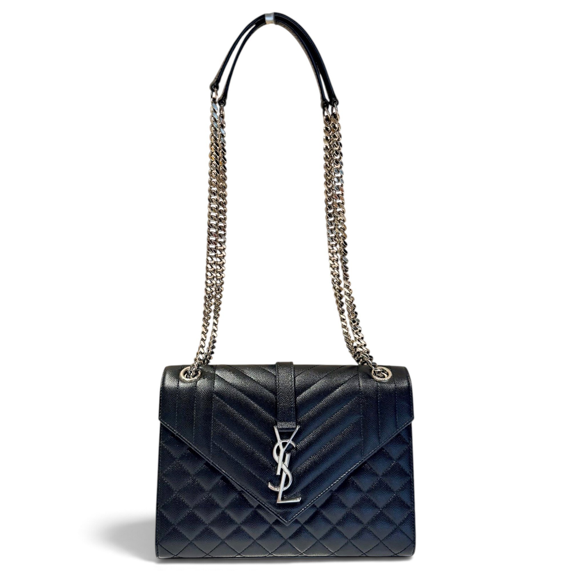 Collége monogramme leather handbag