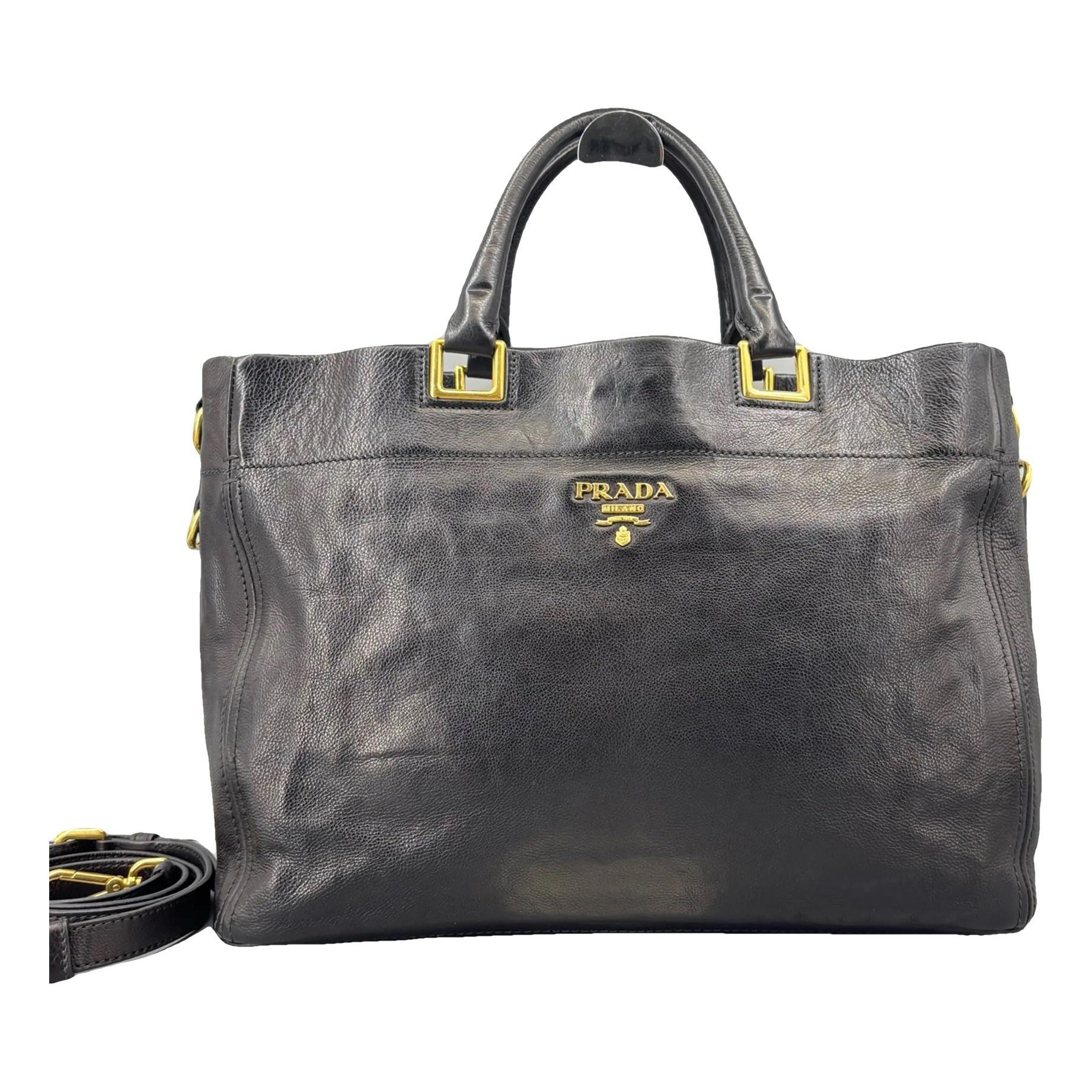 Madras leather crossbody bag