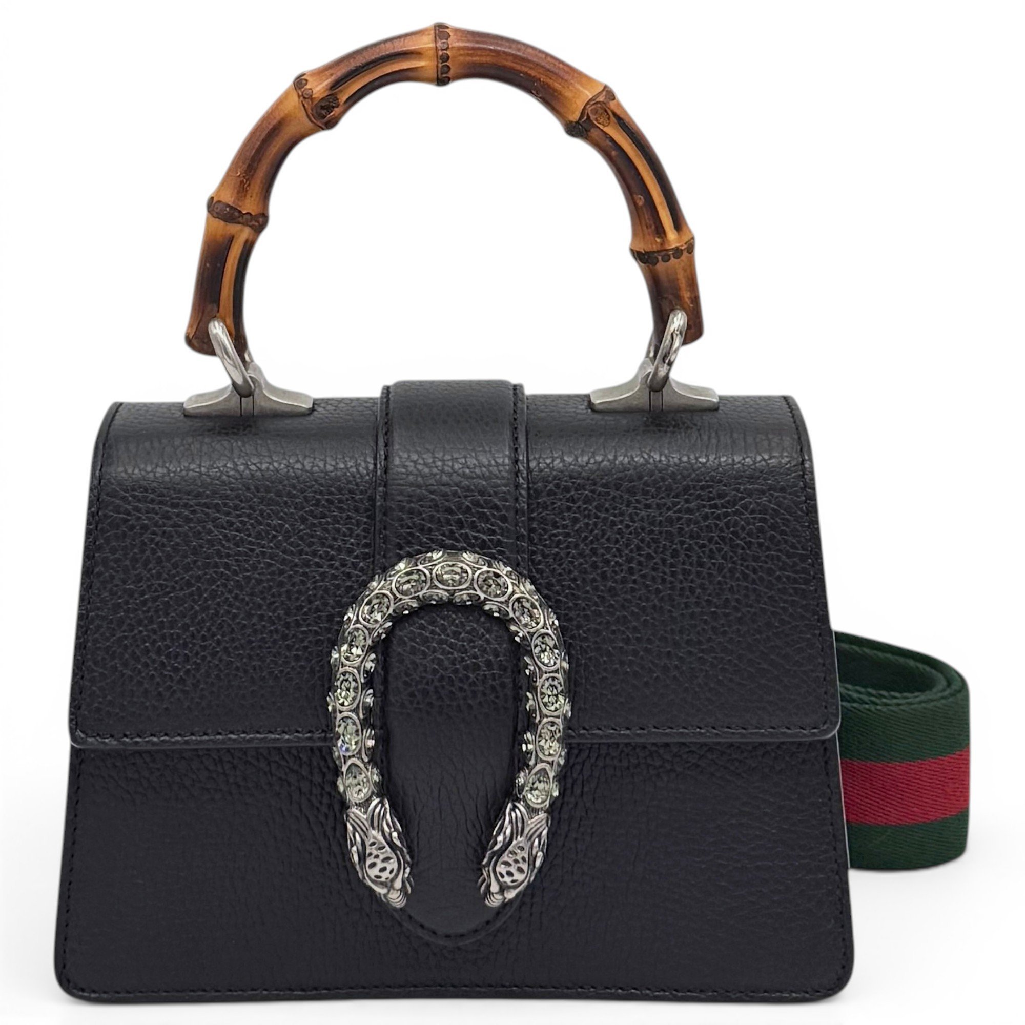 Bamboo Top Handle pony-style calfskin handbag