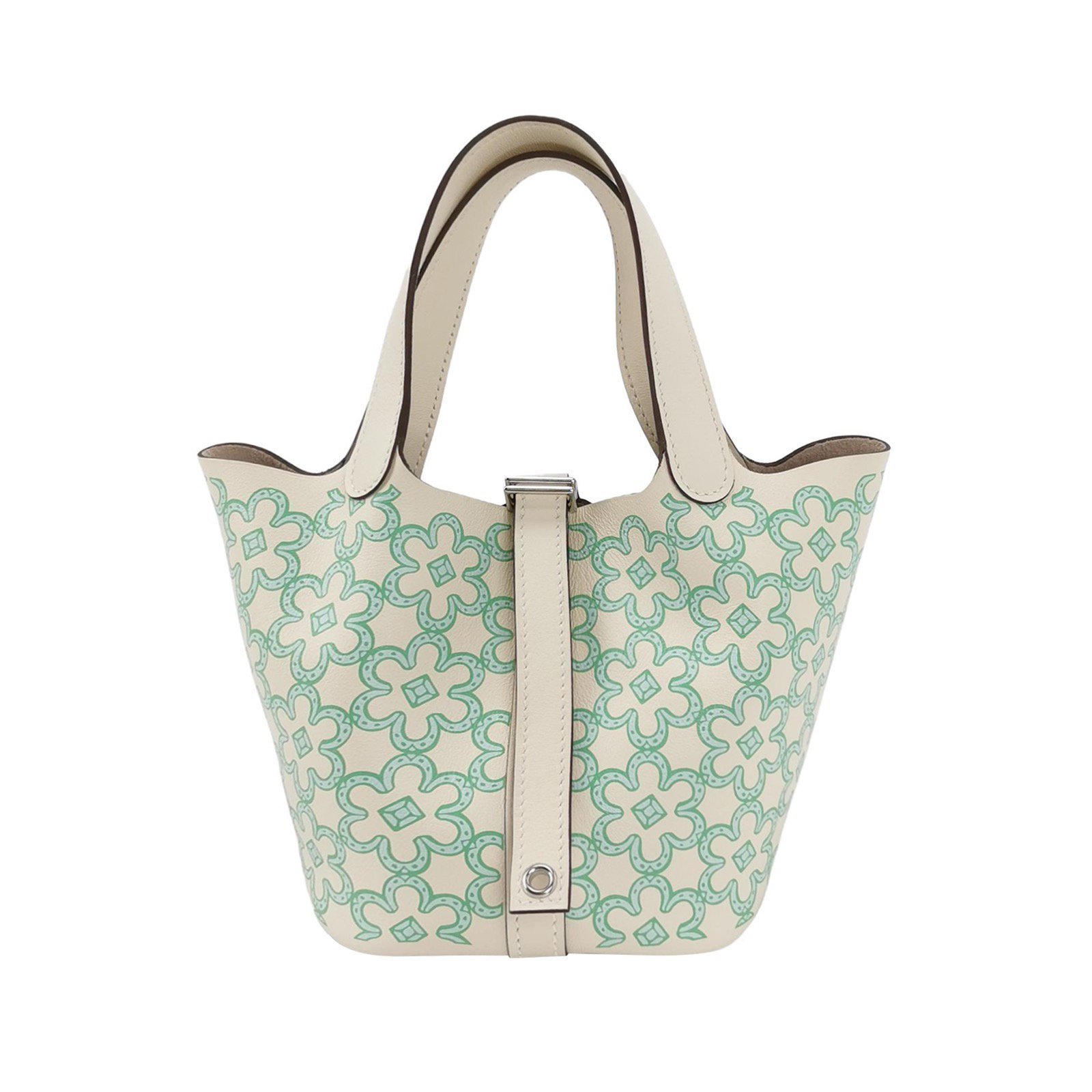 Picotin leather tote