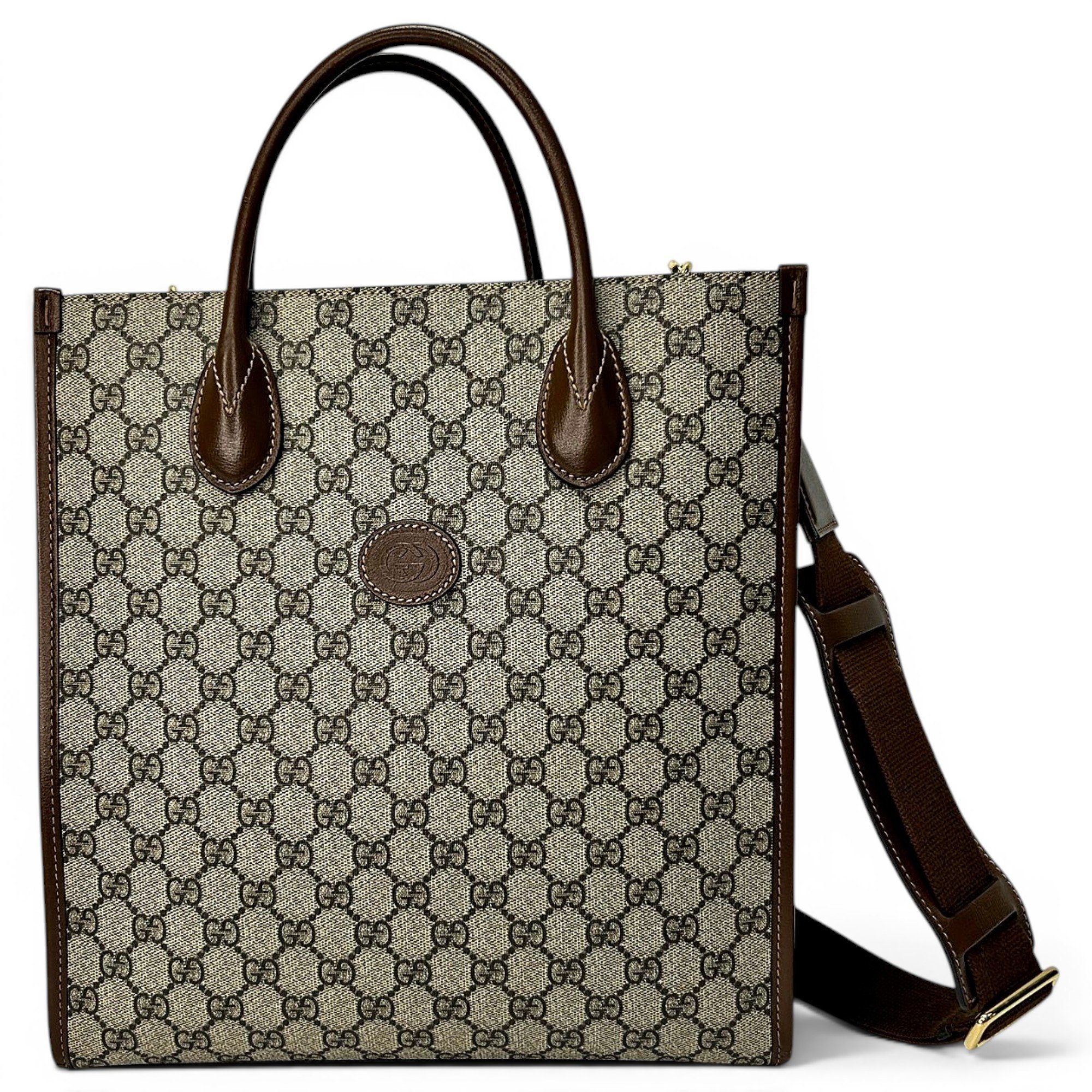Ophidia GG Supreme leather tote