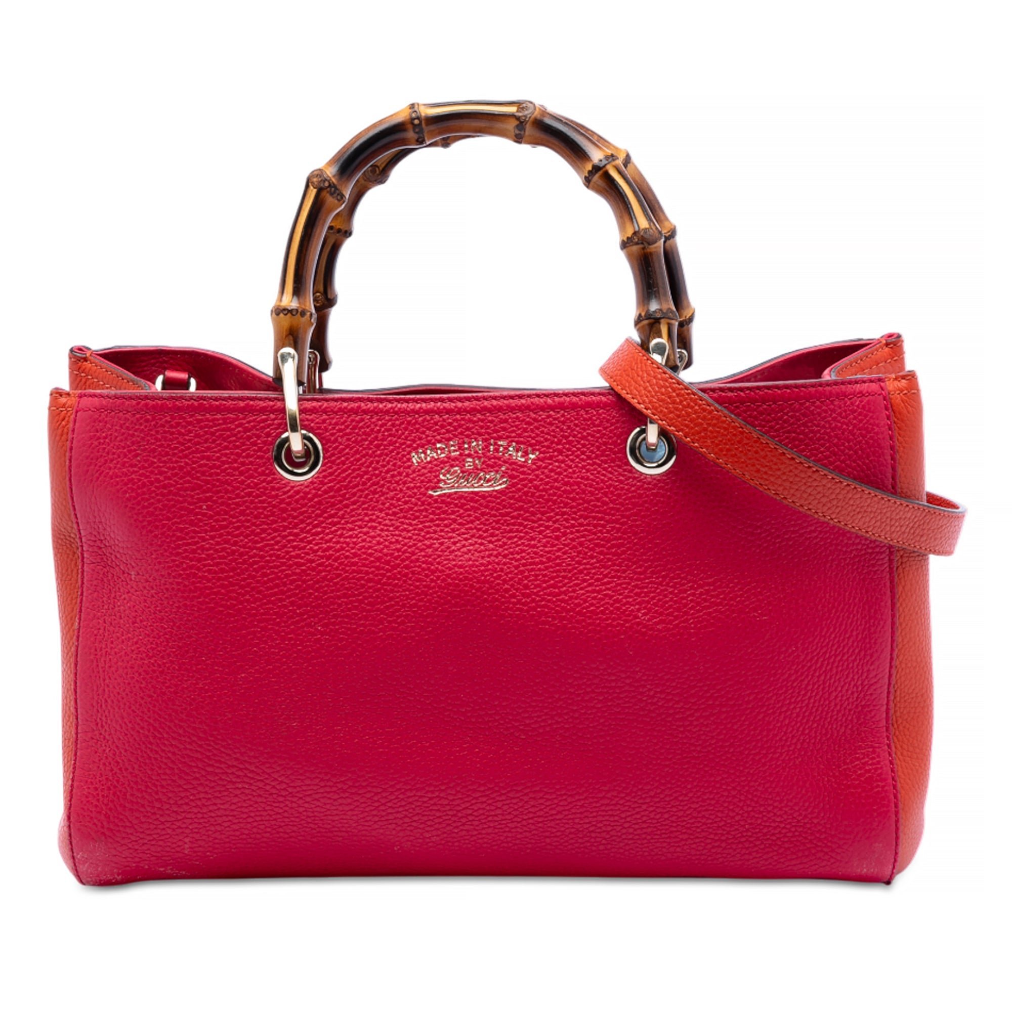 Leather tote