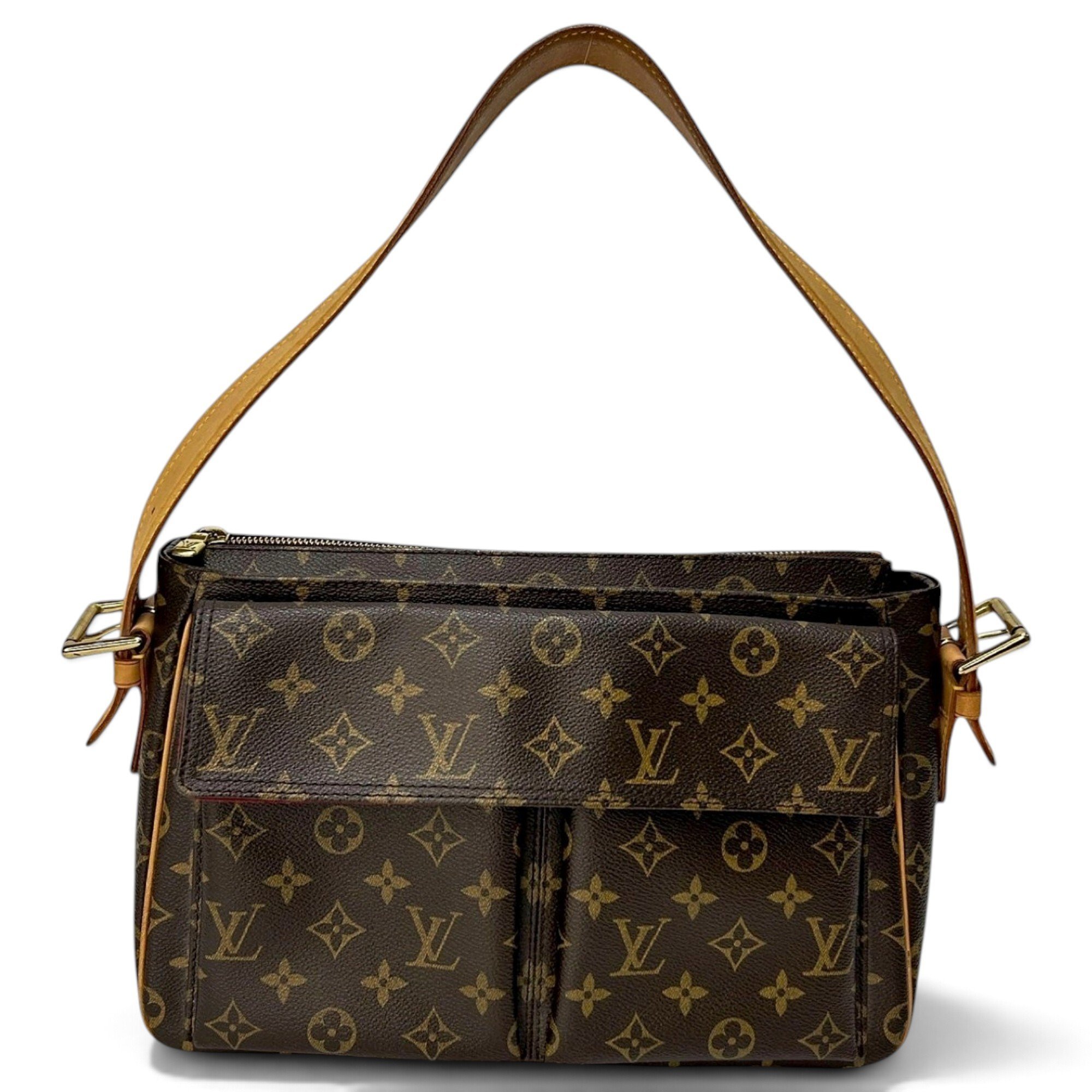 Viva Cité leather handbag