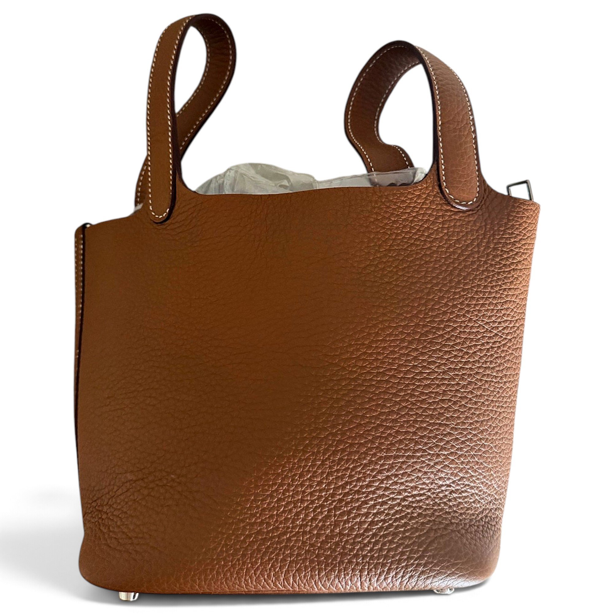 Picotin leather handbag