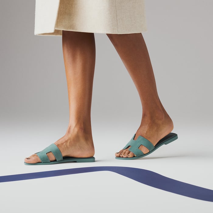 Bleu Tonnerre Oran Sandal