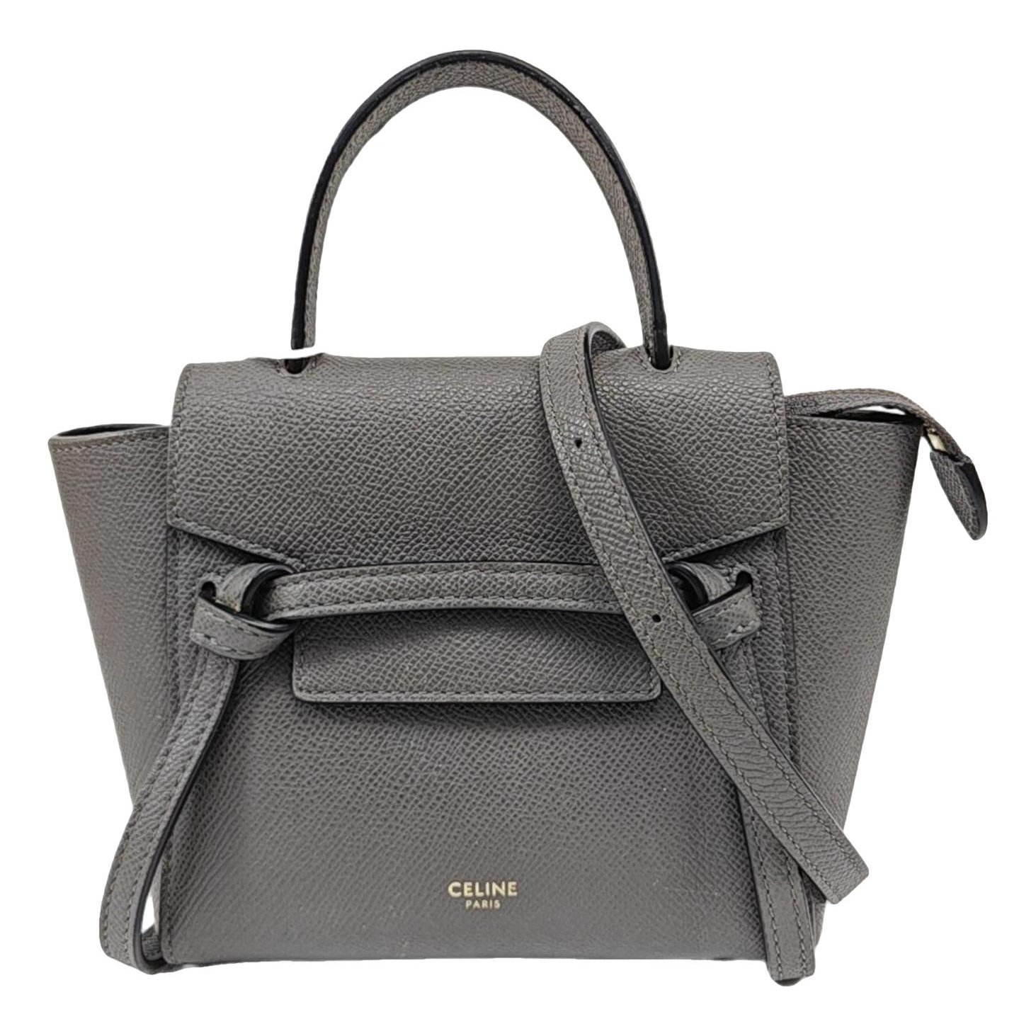 Belt leather handbag