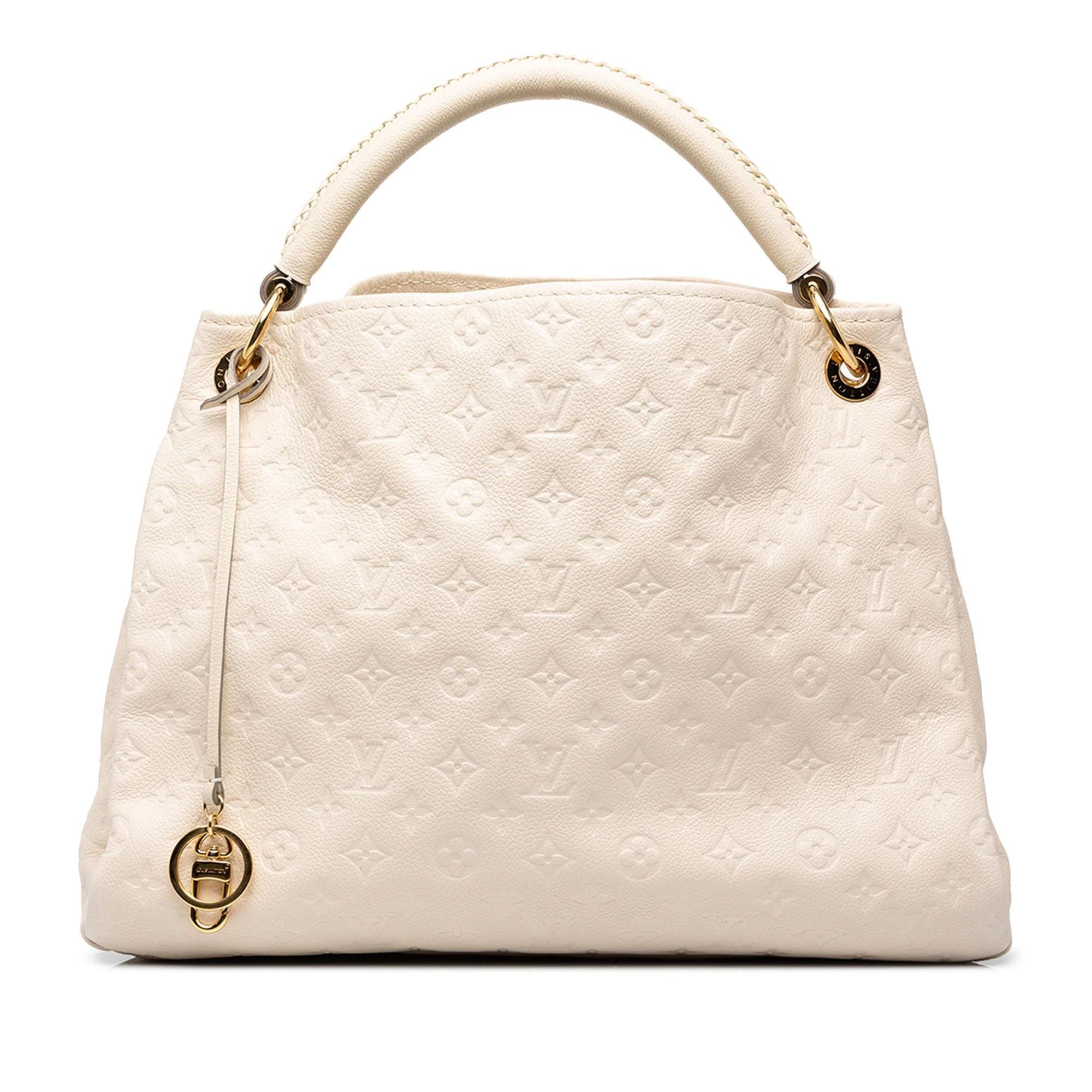 Artsy leather handbag