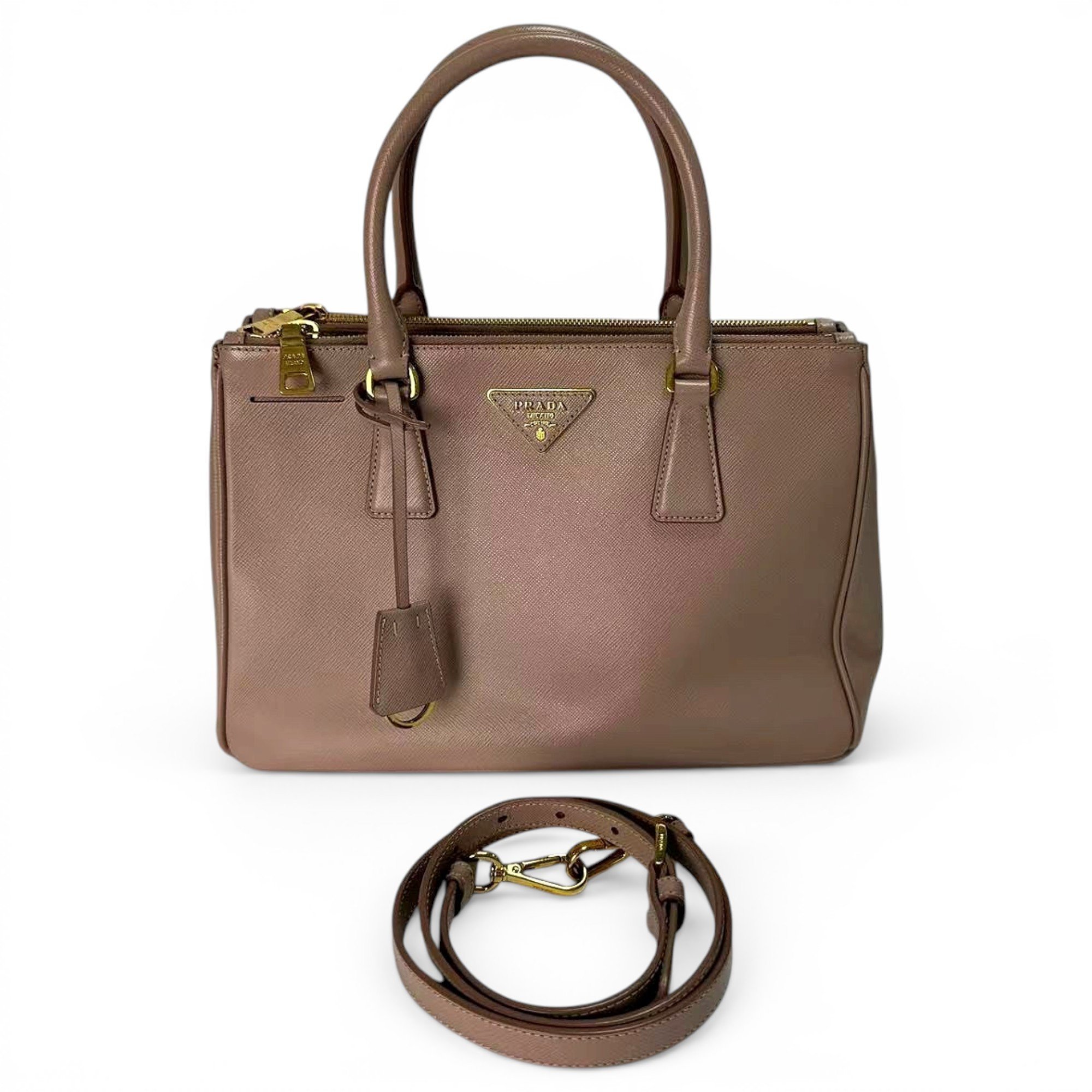 Galleria leather handbag
